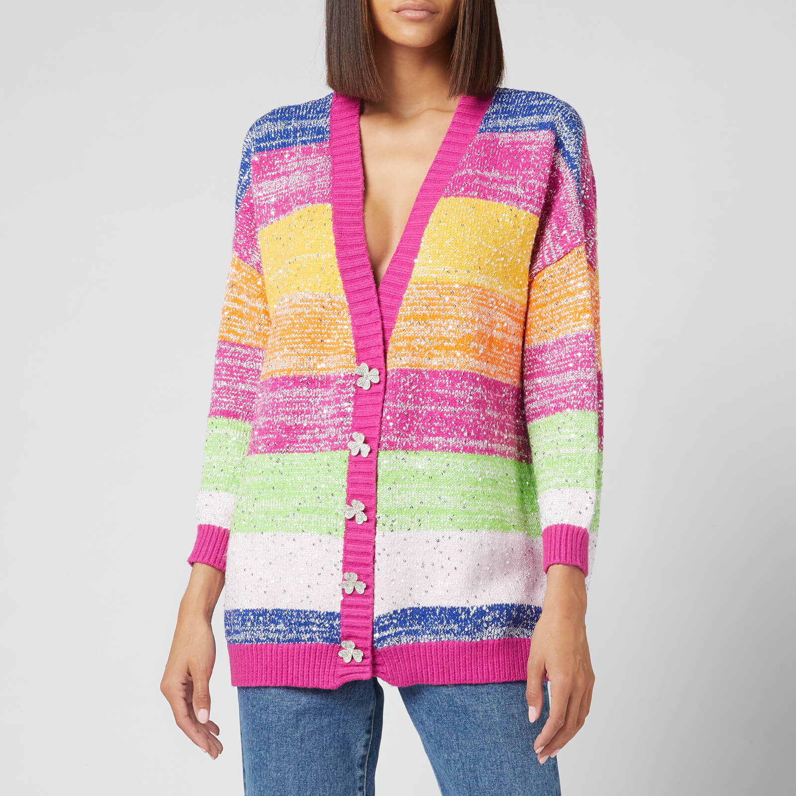 Olivia Rubin Women's Mika Cardigan - Stripe - M