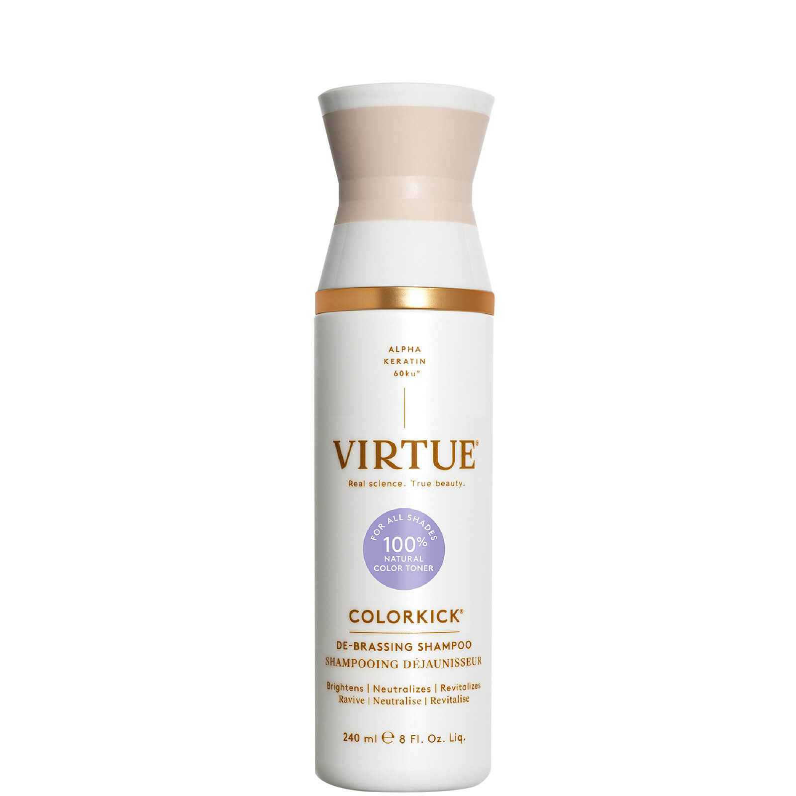 Photos - Hair Product Virtue ColorKick De-Brassing Shampoo 240ml 024940
