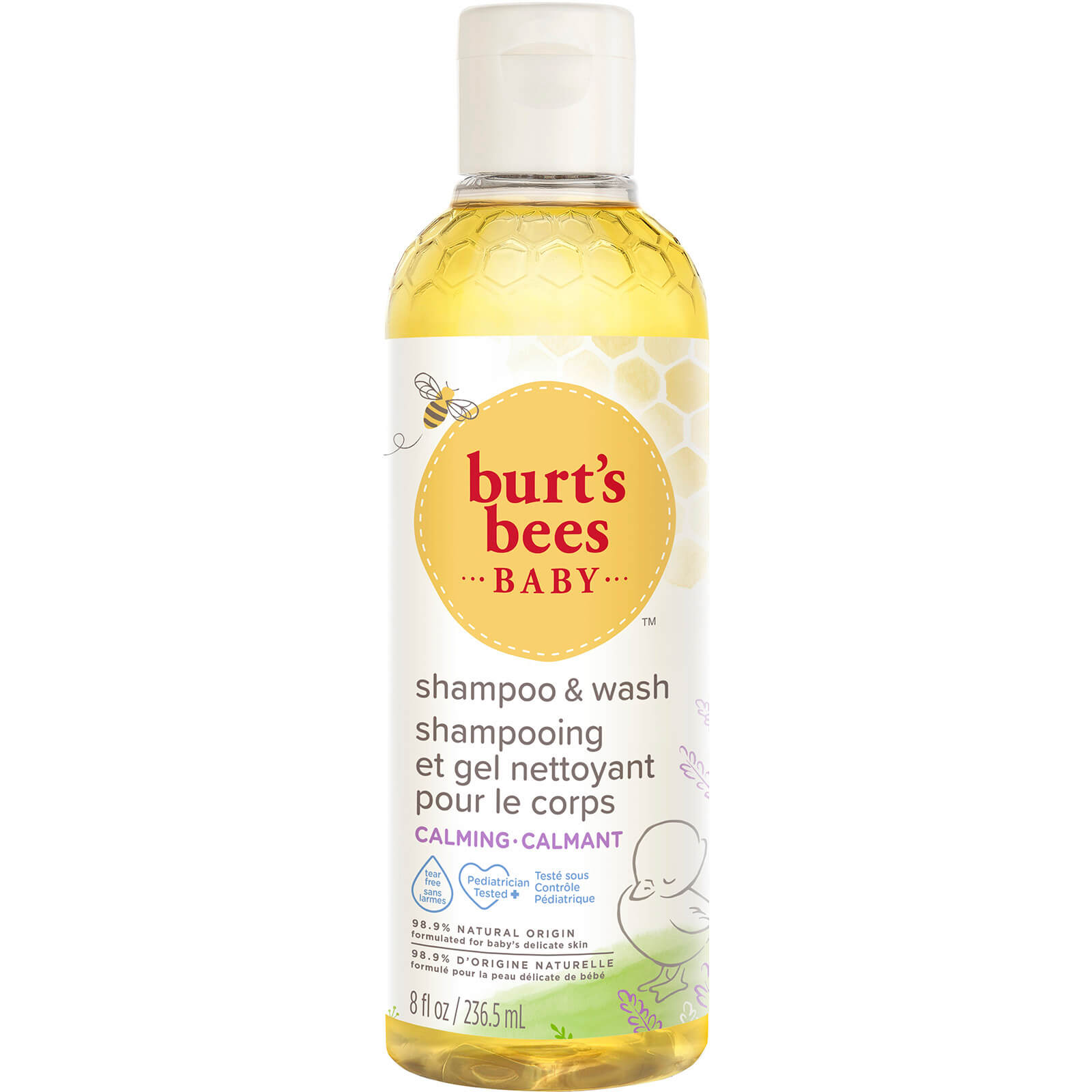 Burt`s Bees Baby Calming Shampoo and Wash with Lavender lookfantastic.com imagine