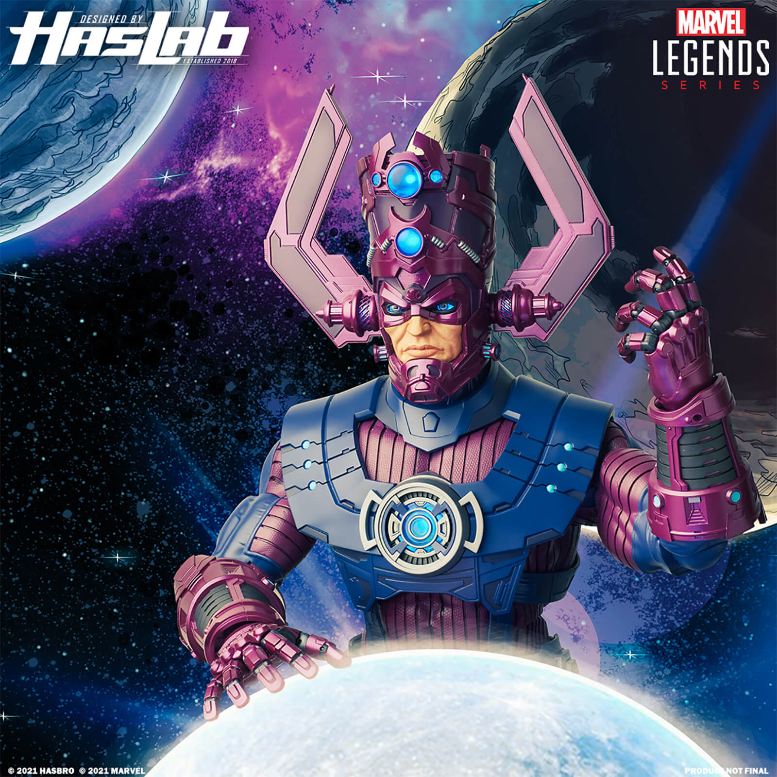 Image of Hasbro Haslab Marvel Legends Galactus Premium 32 Scaled Action Figure