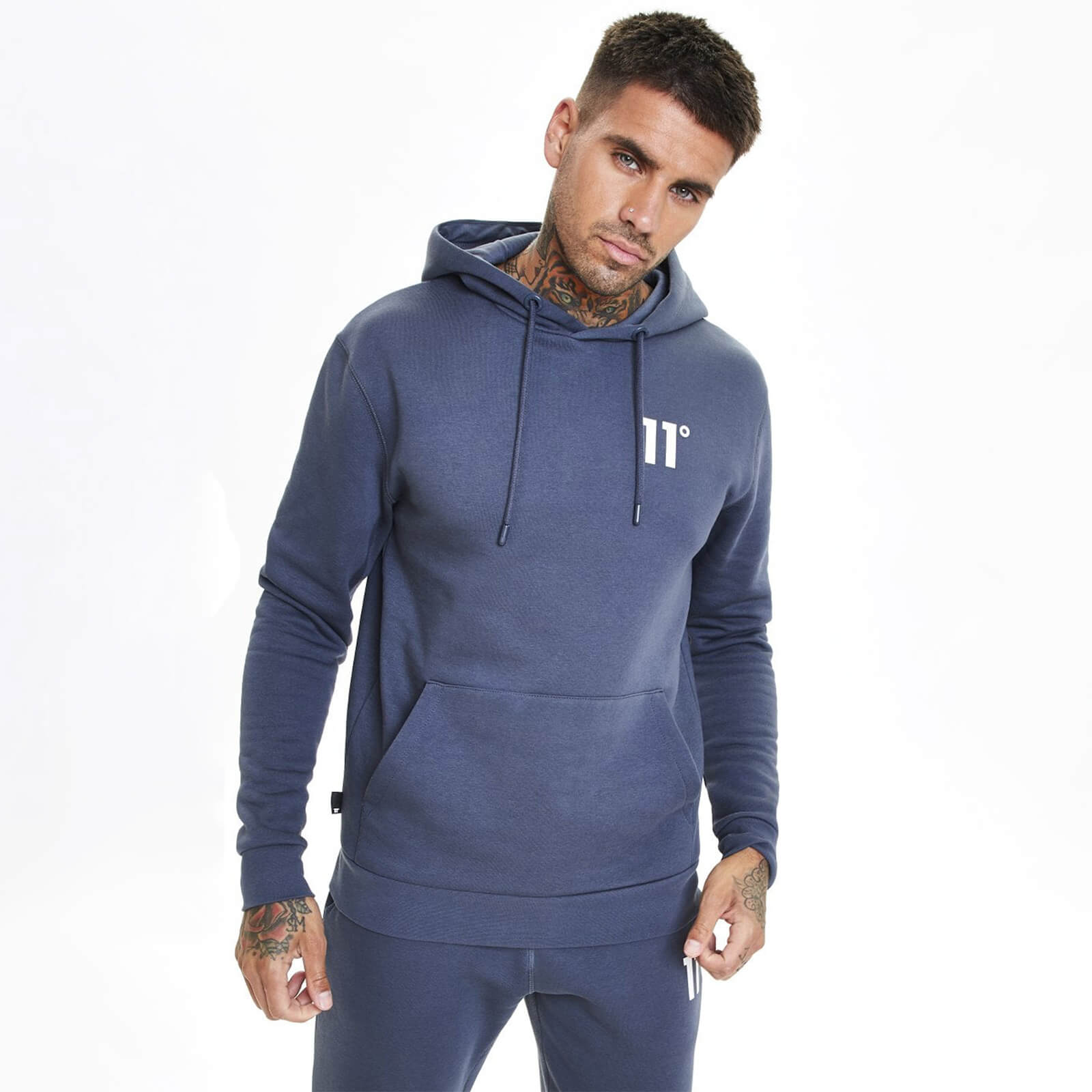 11 degrees core pullover hoodie – anthracite - xl