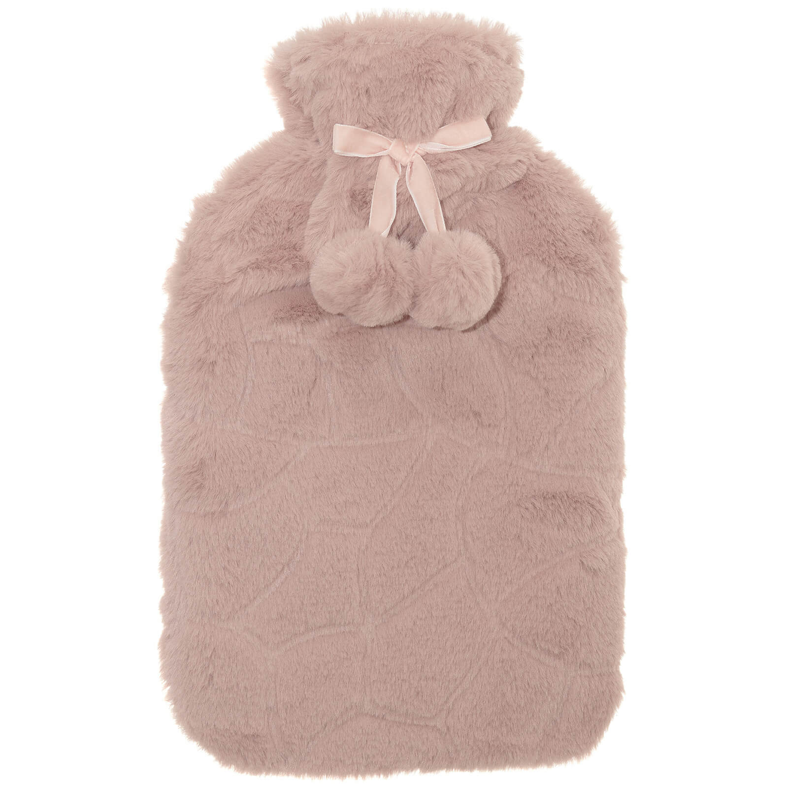 Image of Pink Faux Fur 2L Hot Water Bottle