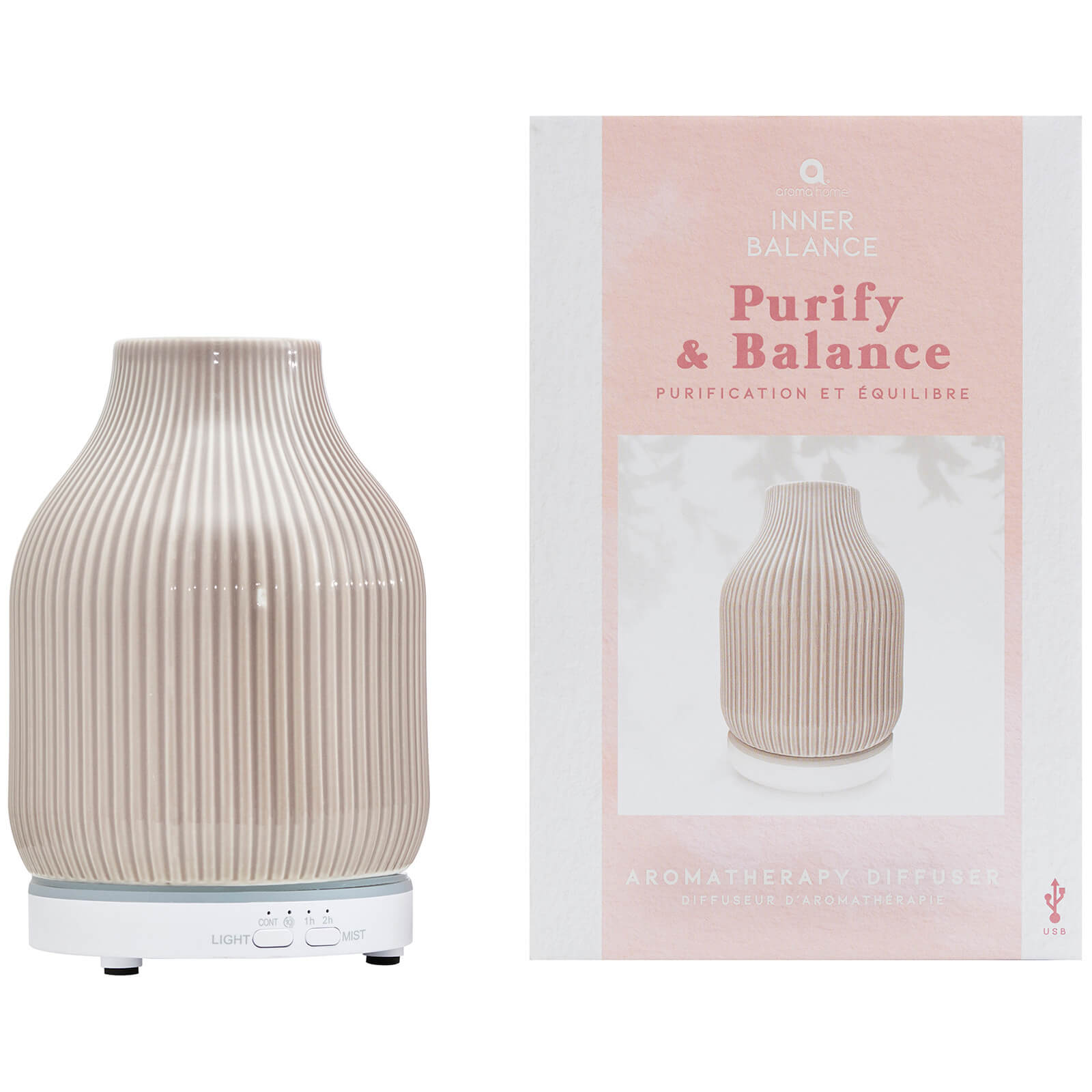 Purify and Balance Ceramic Ultrasonic USB Diffuser