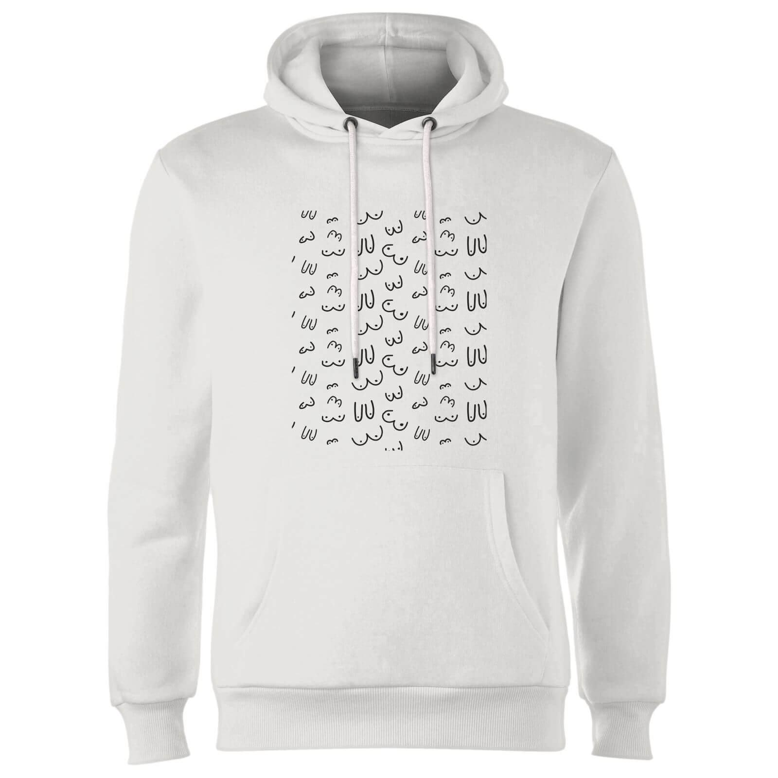 Bazooms Unisex Hoodie - White - XXL - White