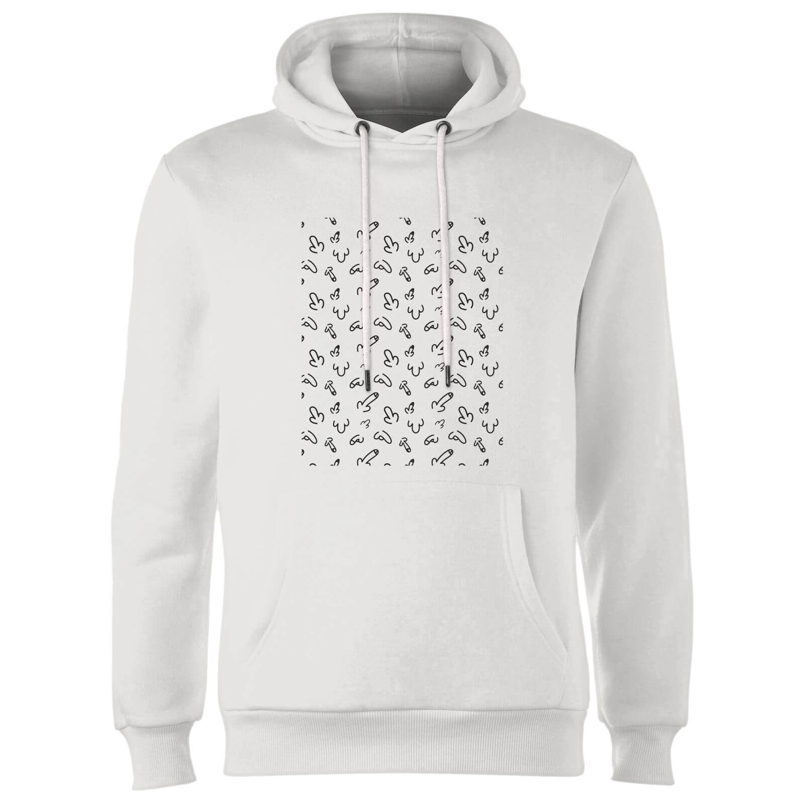 Wang Unisex Hoodie - White - S - White