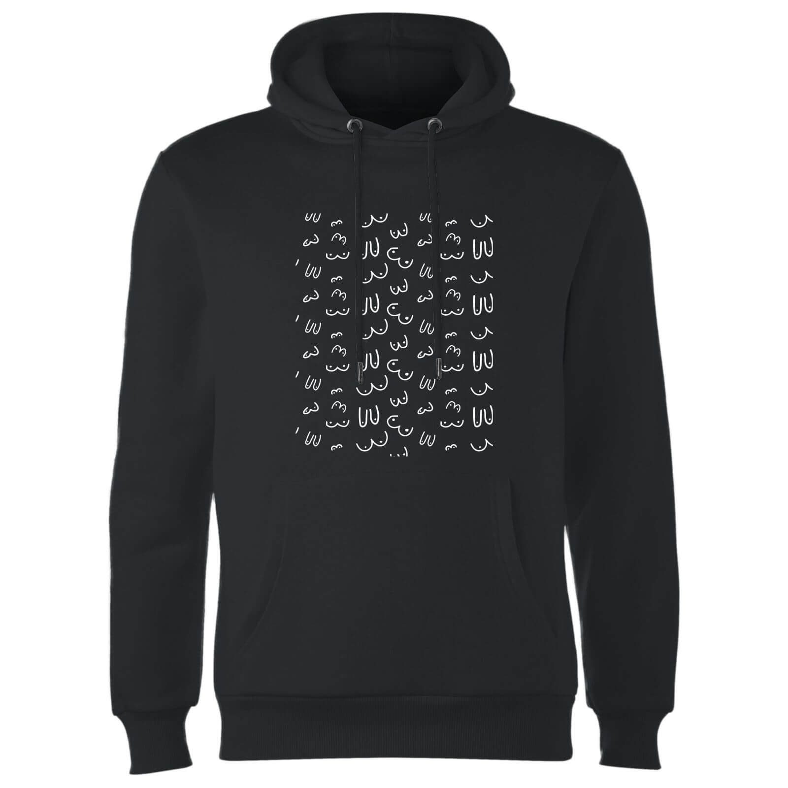Knockers Unisex Hoodie - Black - L - Black