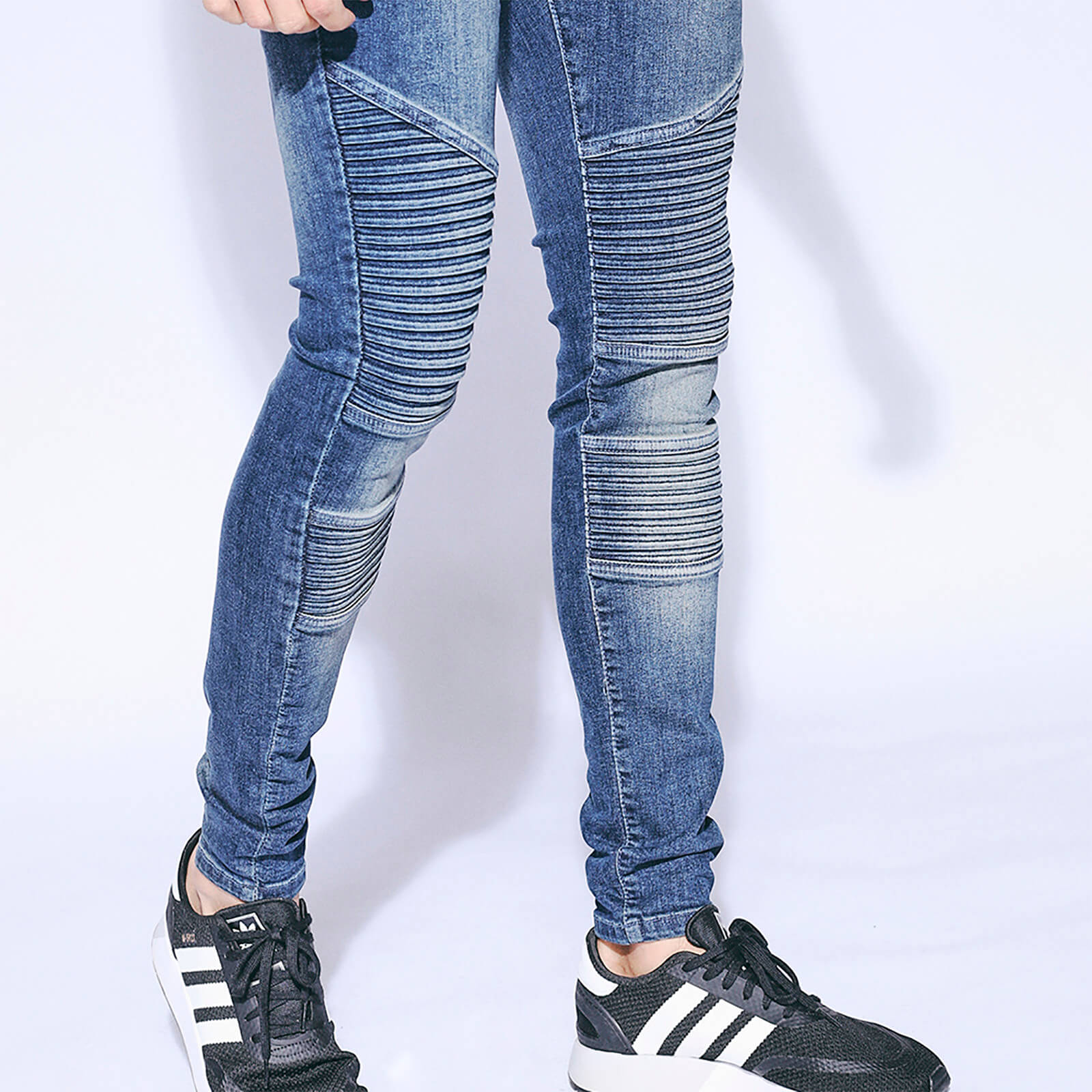 11 degrees biker jeans skinny fit – vintage wash - w30/l32