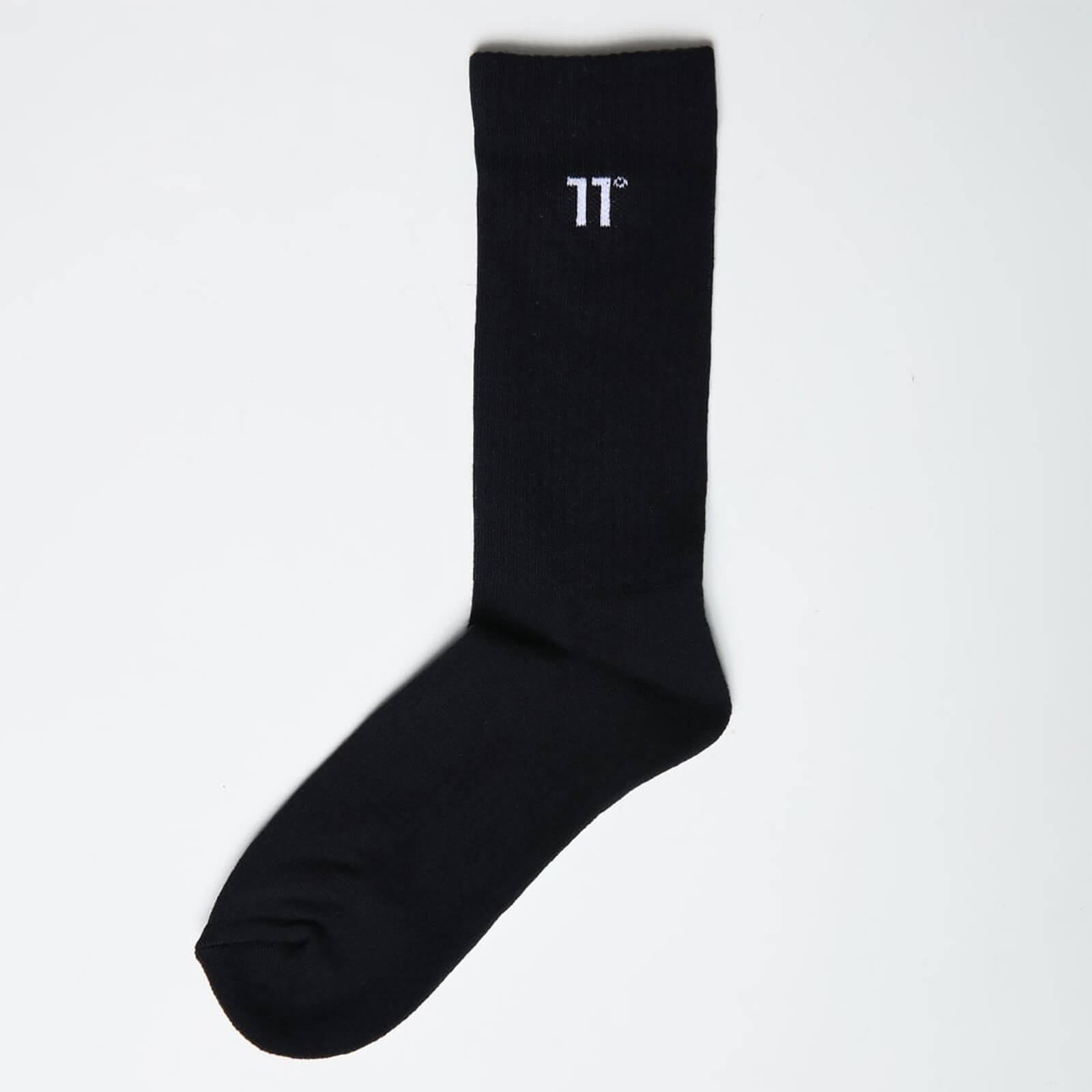 Men%27s Core Logo Sock – Black - UK 9-11/EU 43–46