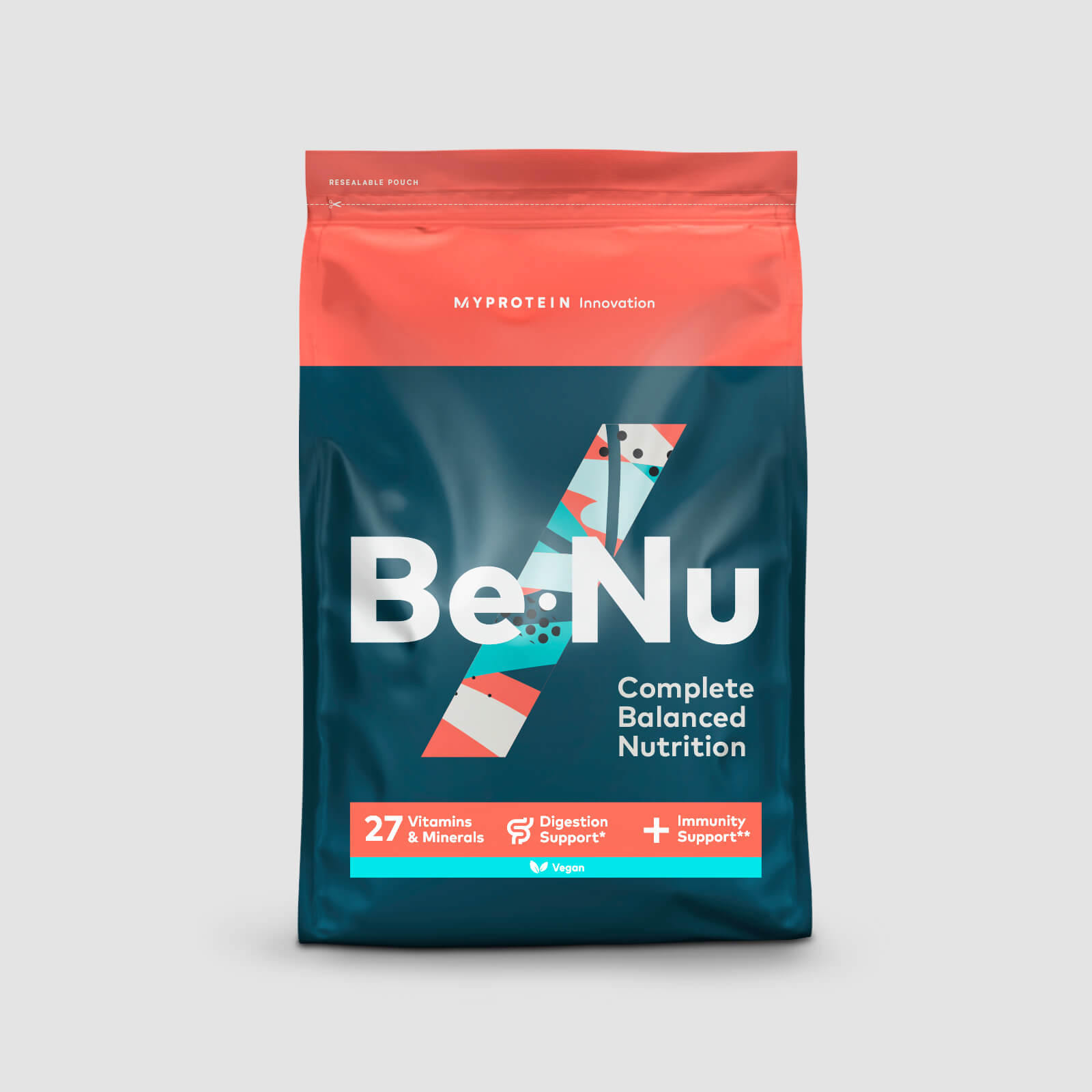BeNu Complete Nutrition Vegan Shake Subscribe & Gain - Coffee - Chocolate - 2x21servings