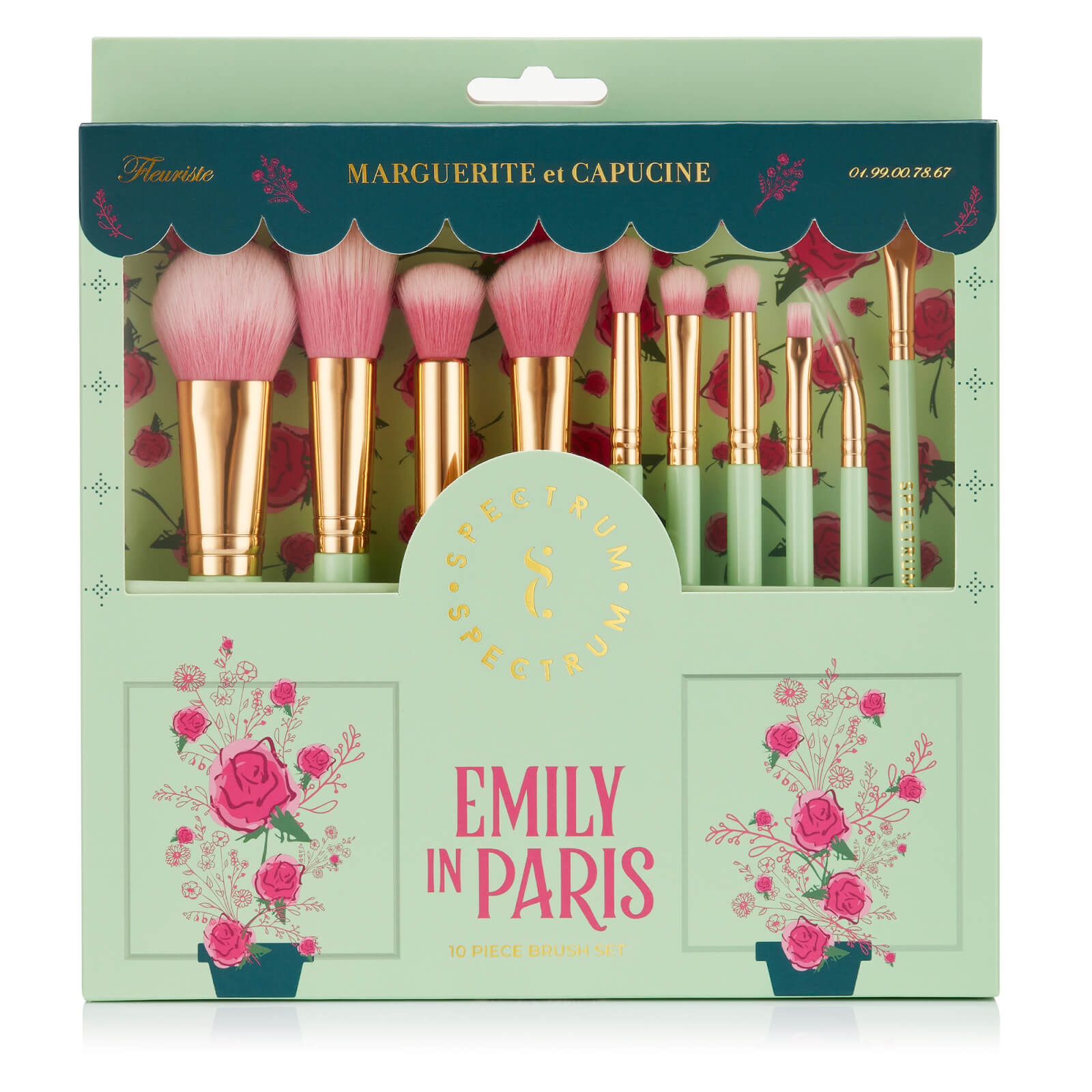 

Spectrum Collections Emily in Paris La Vie En Rose 10 Piece Brush Set
