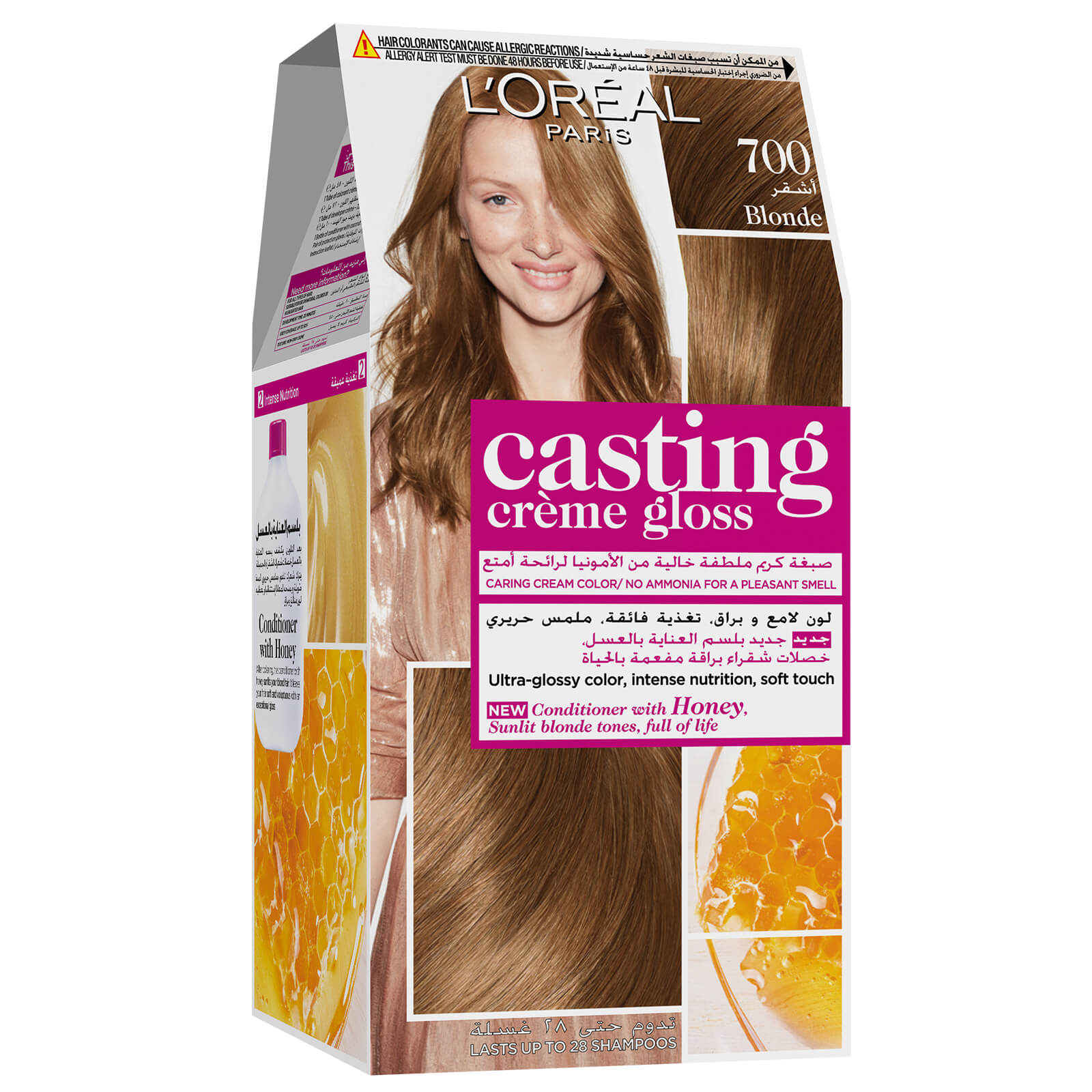 

L'Oréal Paris Casting Crème Gloss Semi-Permanent Hair Colour 254g (Various Colours) - 700 Blonde