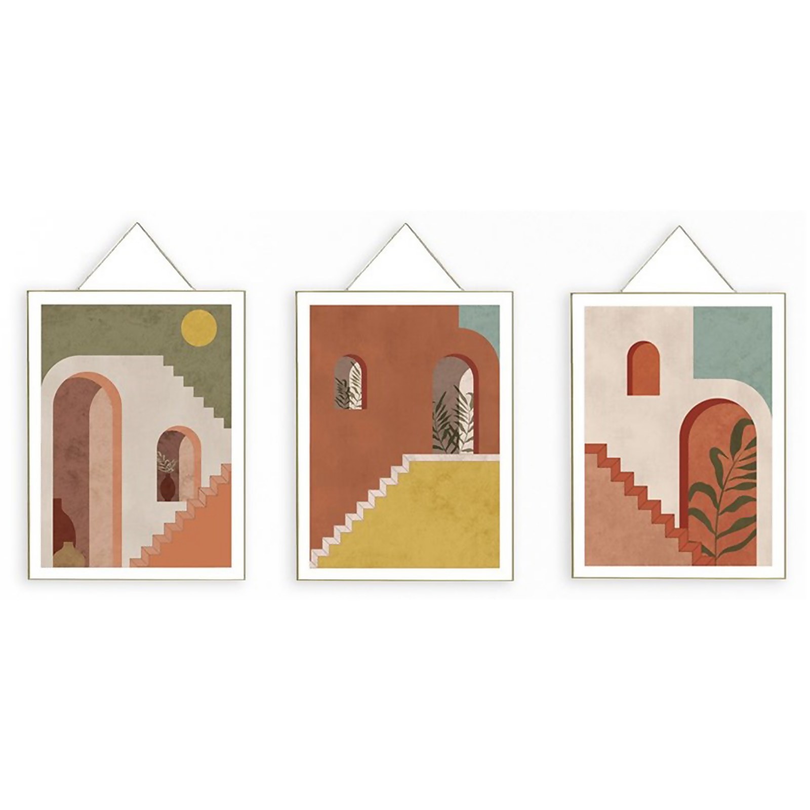 Photo of Moroccan Hanging Prints - Set Of 3 - 40x30cm