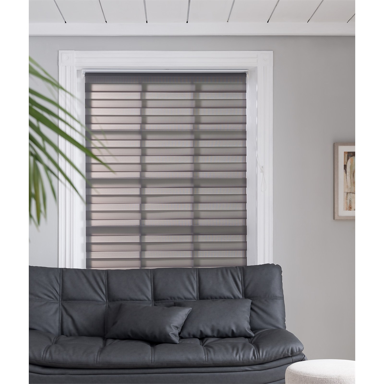 Photo of Night & Day Roller Blind - Dove Grey - 90x160cm