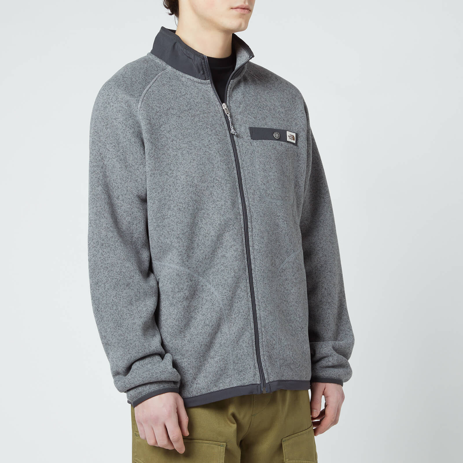 The North Face Men's Gordon Lyons Fz Fleece - TNF Medium Grey Heather - S