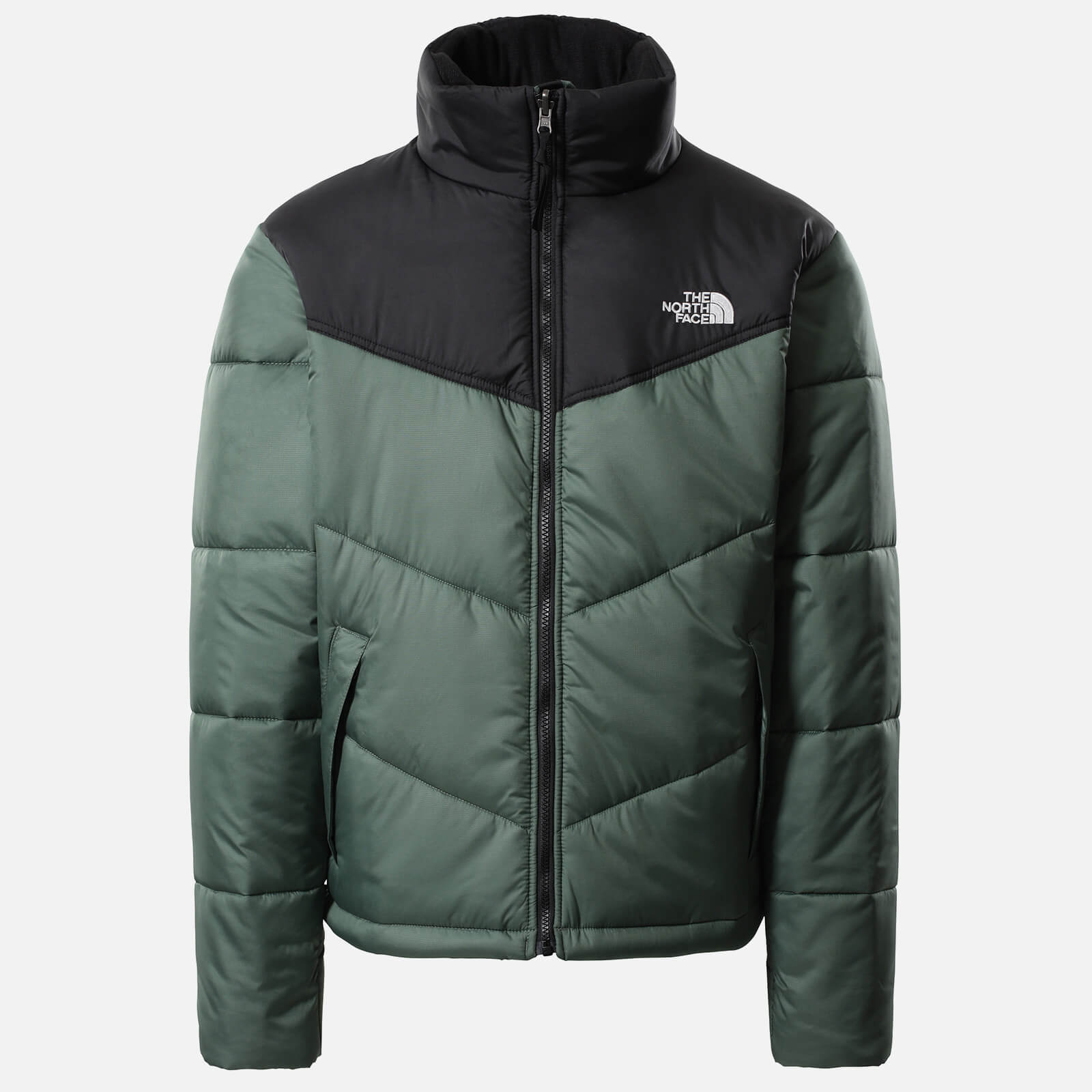 The North Face Men's Saikuru Jacket - Laurel Wreath Green/TNF Black - XXL