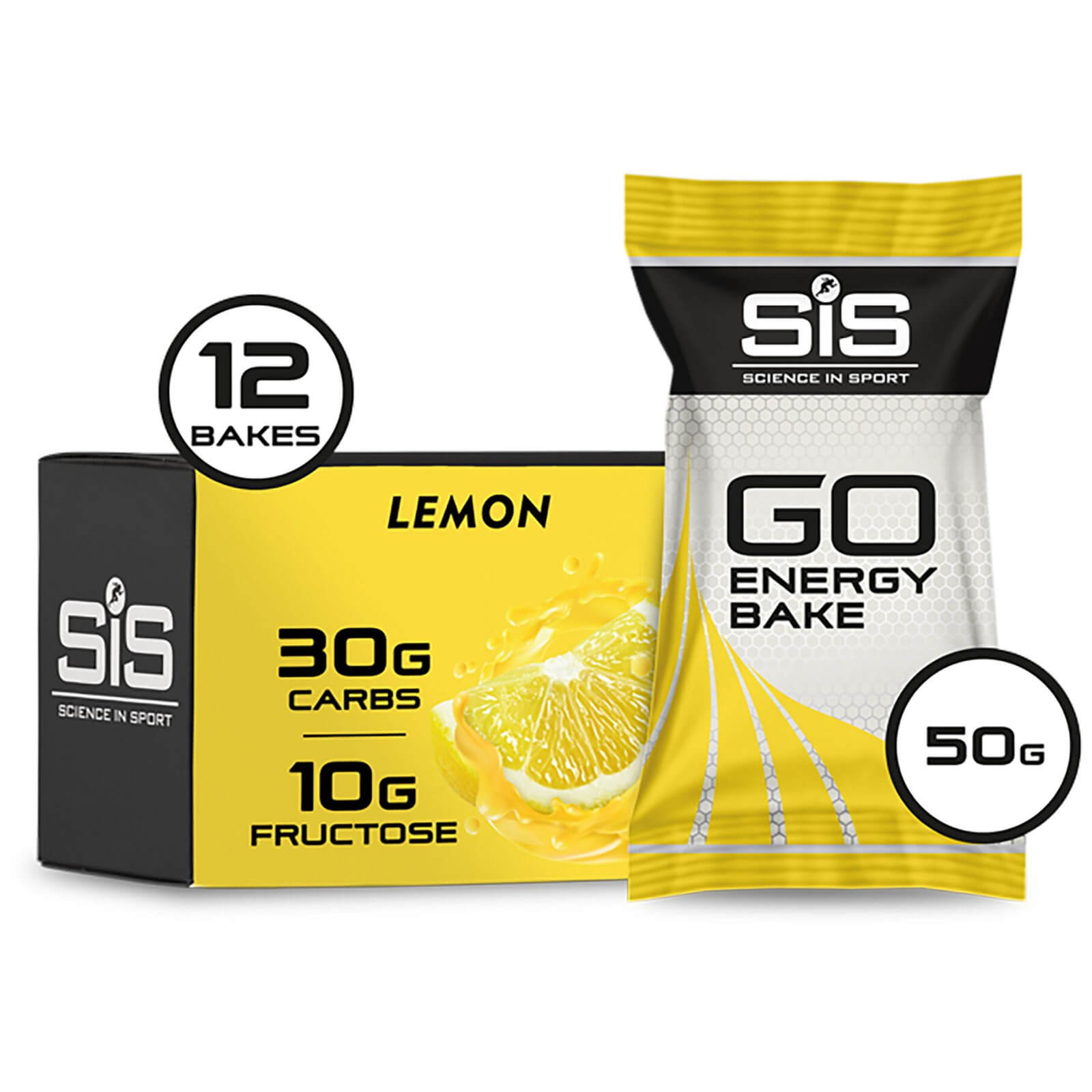 Science in Sport GO Energy Bake Bar Box of 12 - Lemon