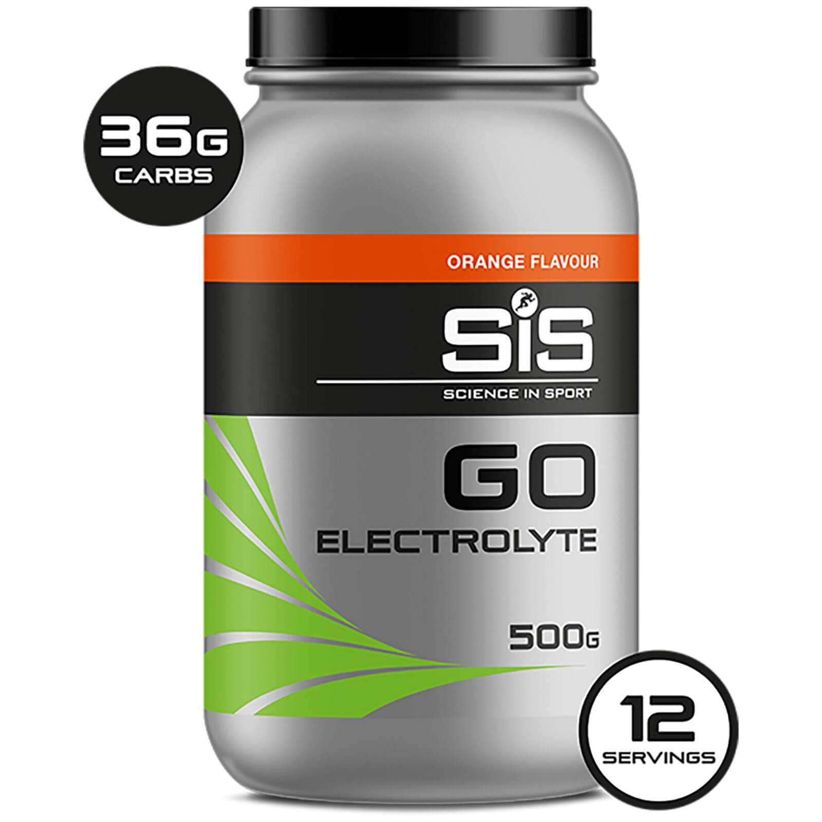 Science in Sport GO Electrolyte Drink Powder 500g Tub - Orange