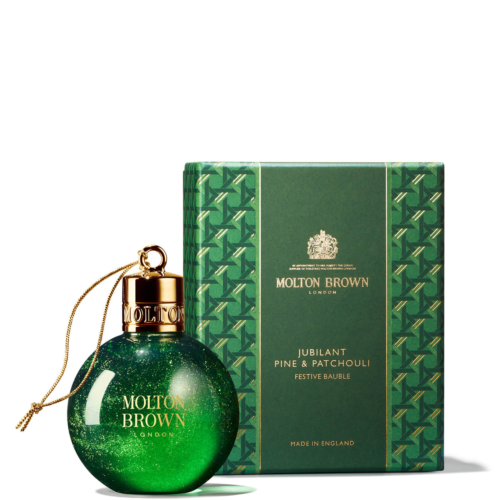 

Molton Brown Jubilant Pine and Patchouli Festive Bauble 75ml