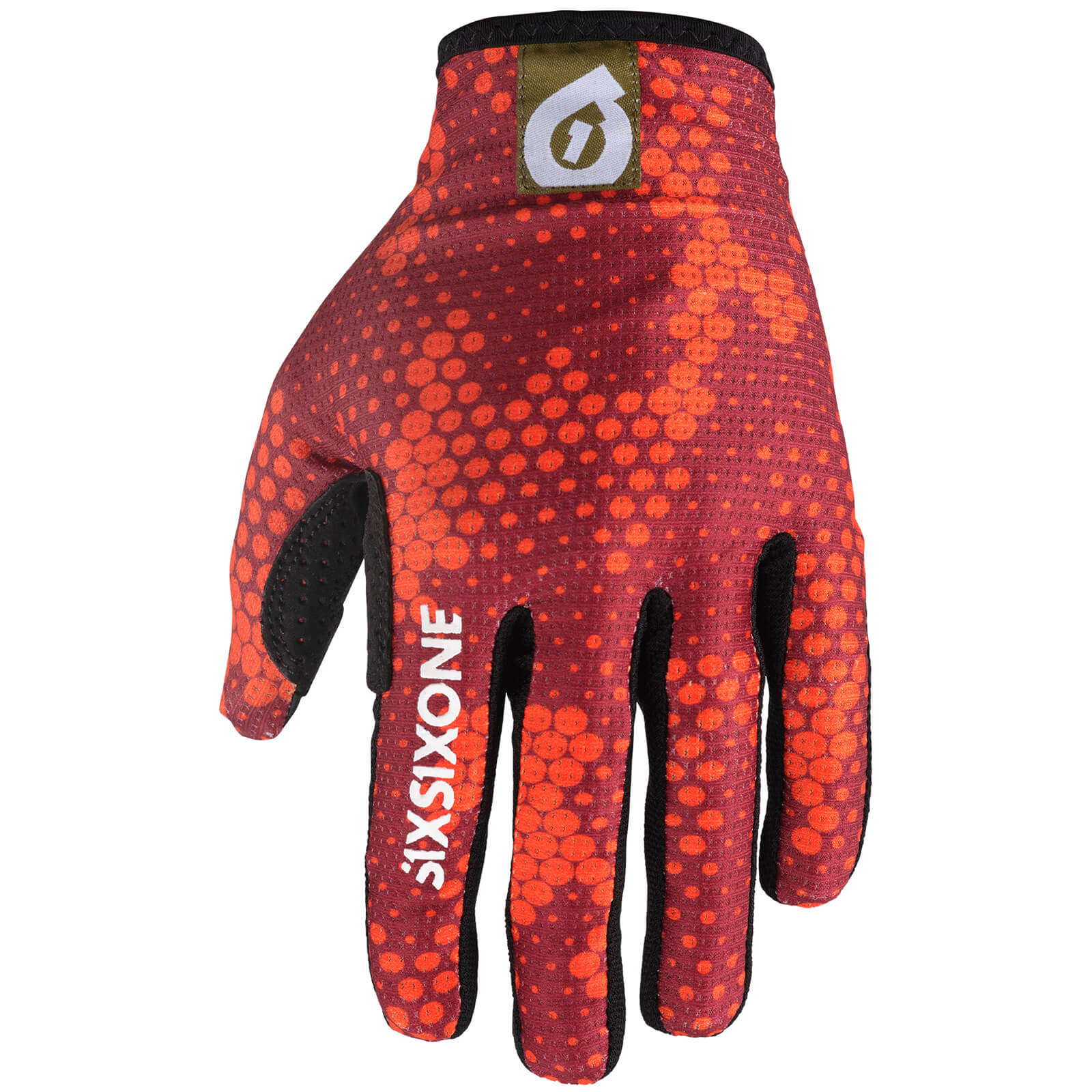 SixSixOne Comp Glove - S - Digi Orange
