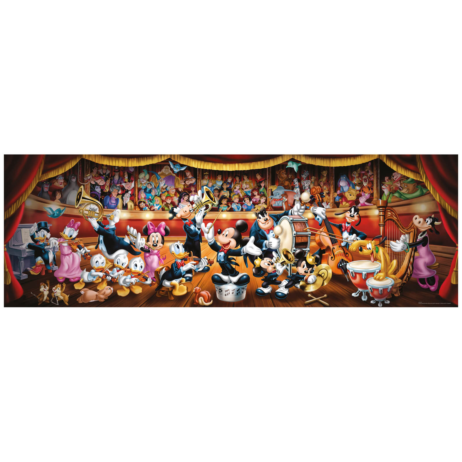 Clementoni 1000pcs Panorama Jigsaw Puzzle - Disney Classic