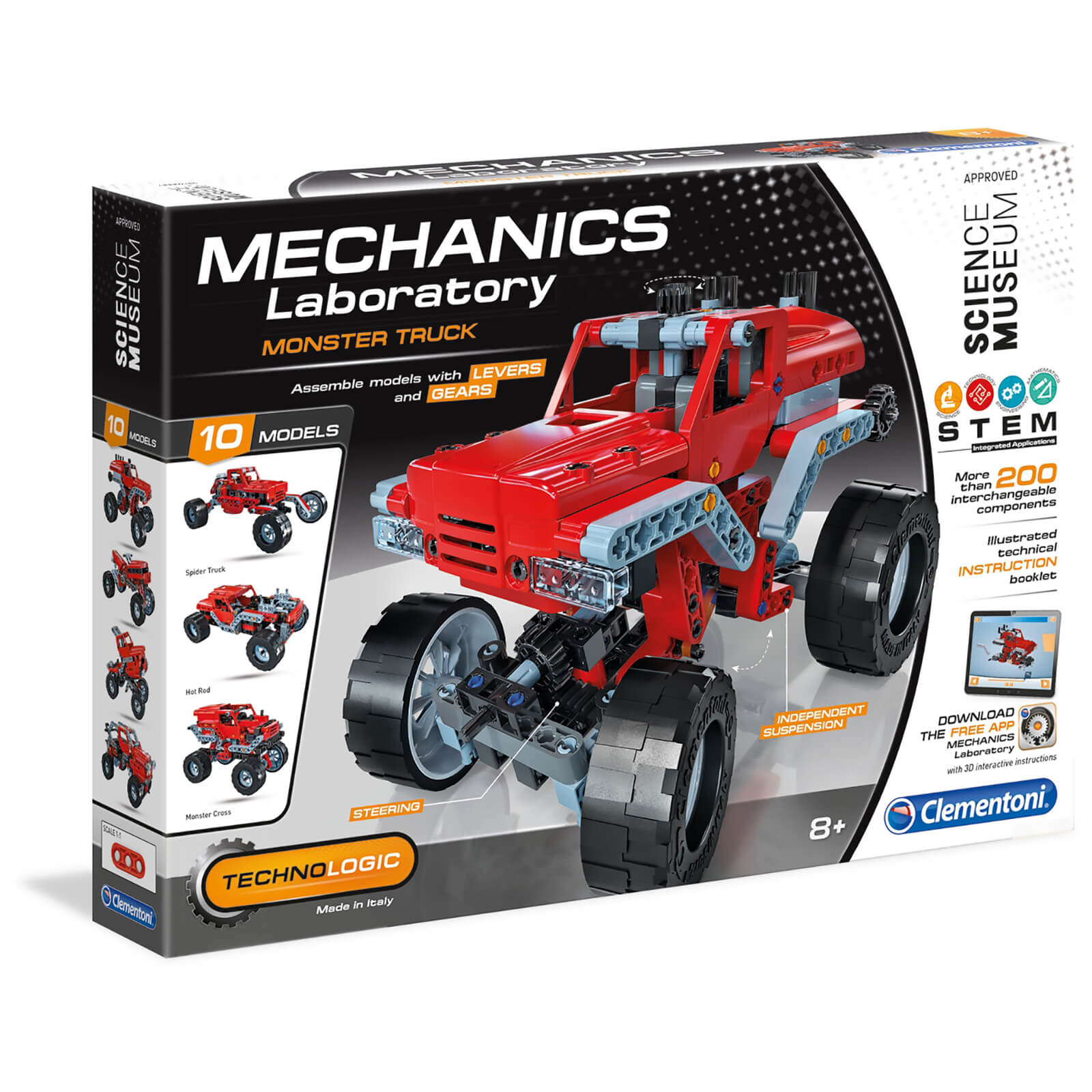 Clementoni Mechanics Lab - Monster Truck Toy