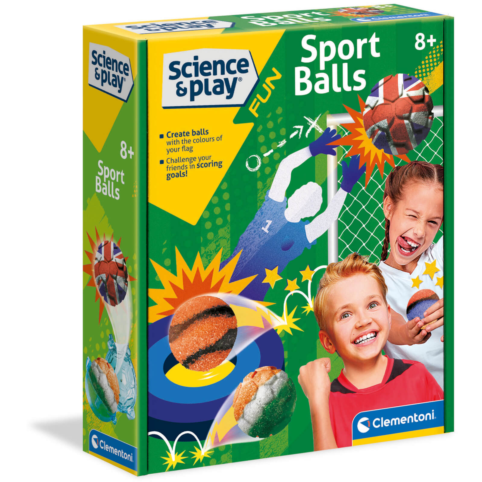 Photos - Board Game Clementoni Science & Play Bouncy Sports Balls Play Set 61521 