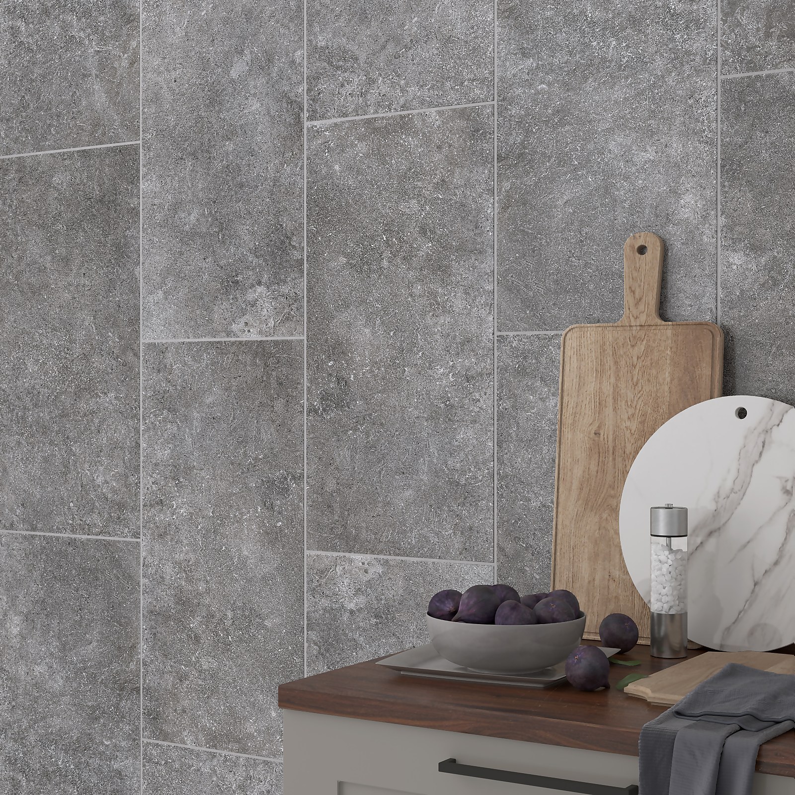 Photo of Palio Grey Ceramic Wall & Floor Tile 300 X 600mm