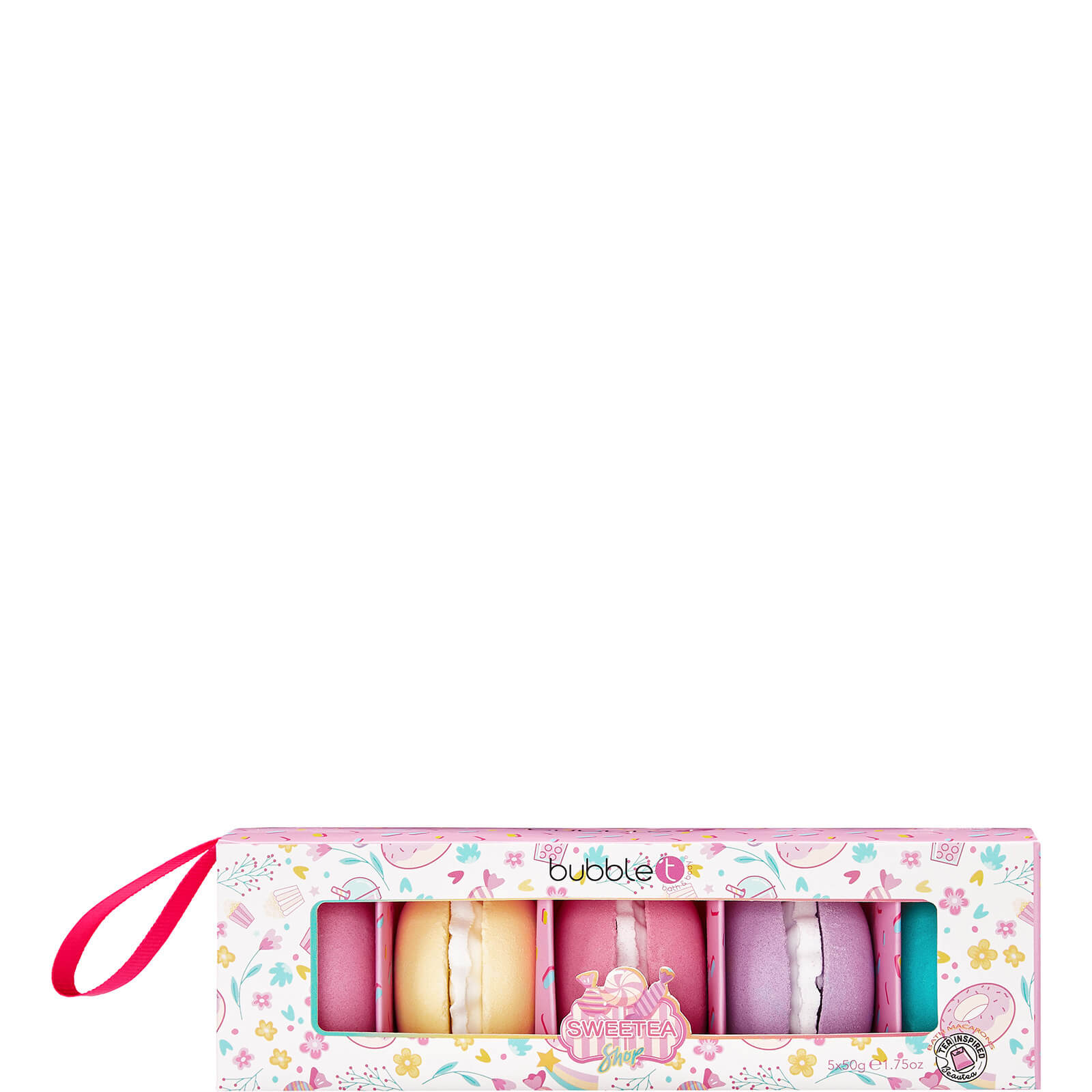 

Бомбочка для ванны Bubble T Cosmetics Sweetea Macaron Bath Fizzer