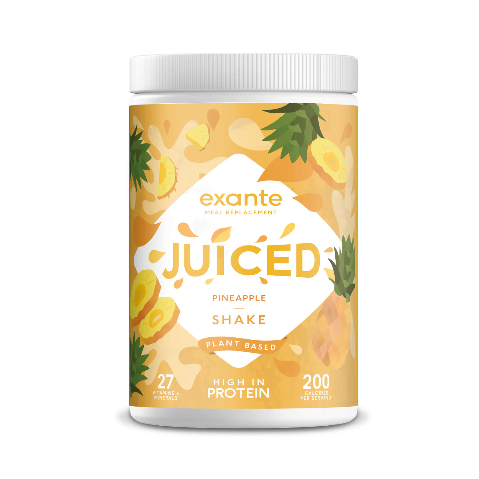 Plant Based JUICED Meal Replacement Shake (10 Servings) - 10servings - Pineapple