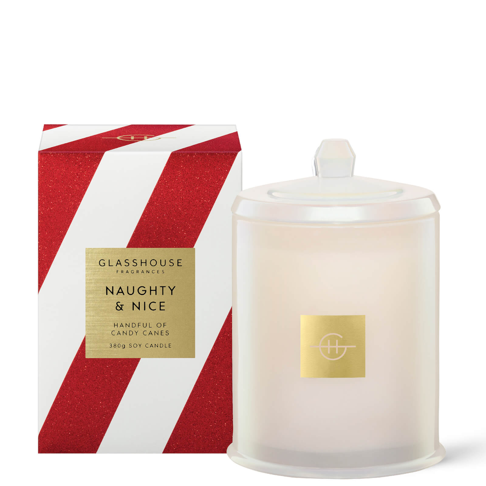 

Glasshouse Fragrances Exclusive Sugar Coated Naughty and Nice Candle 380g