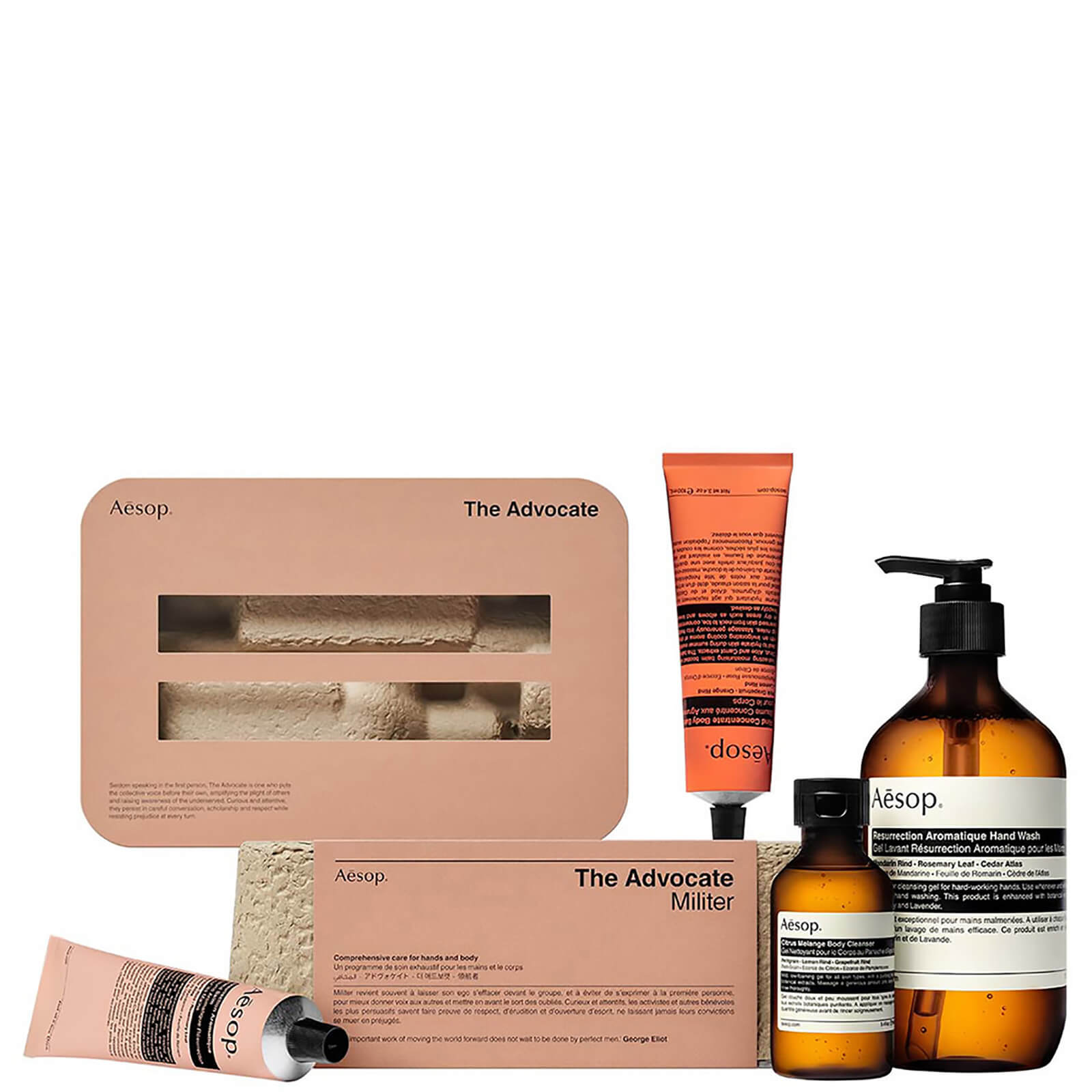 

Aesop The Advocate Elaborate Body Kit