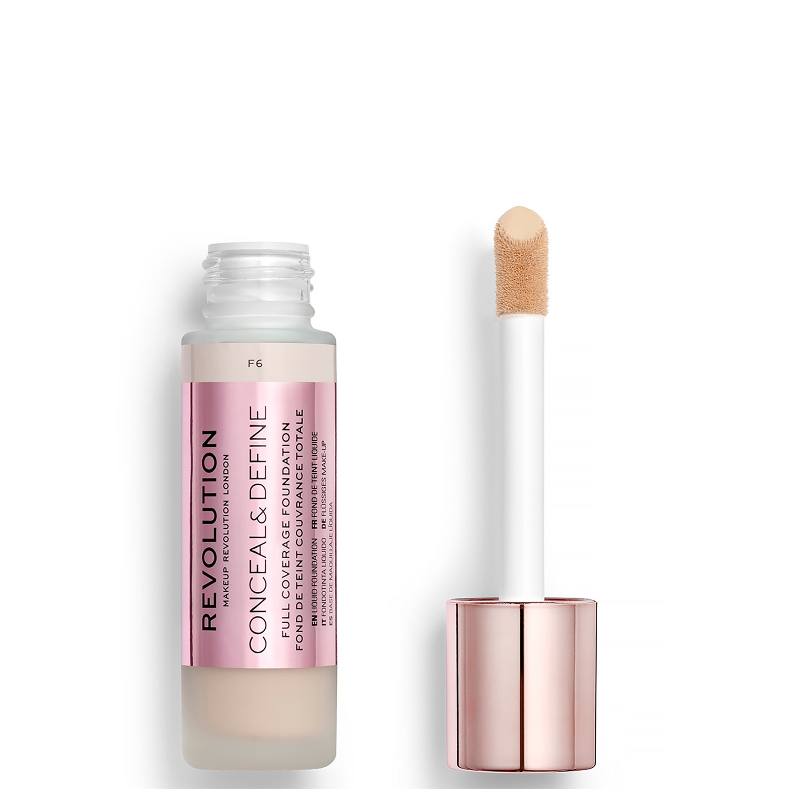 

Makeup Revolution Conceal and Define Foundation 30ml (Various Shades) - F6