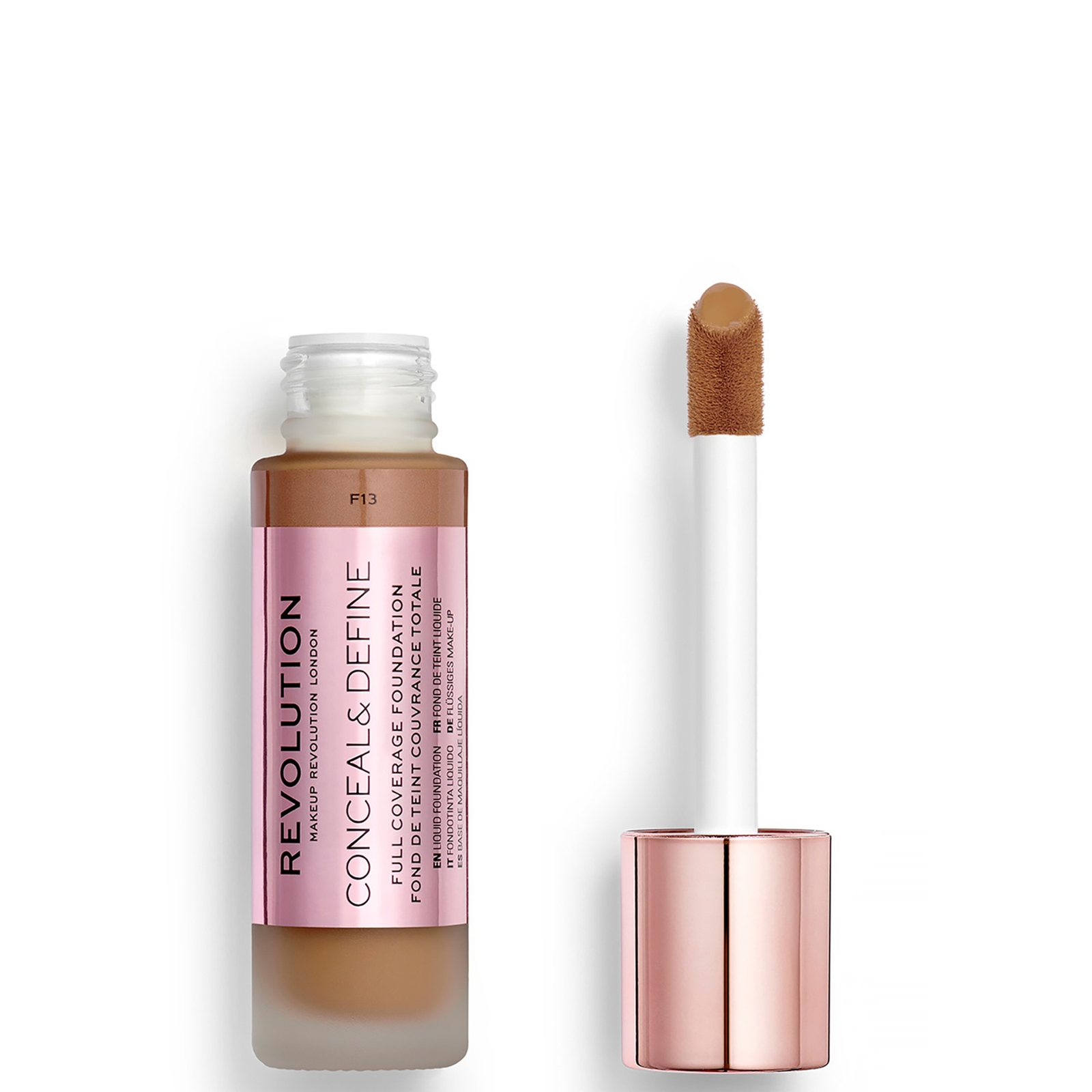 Makeup Revolution Conceal & Define Foundation (Various Shades) - F13