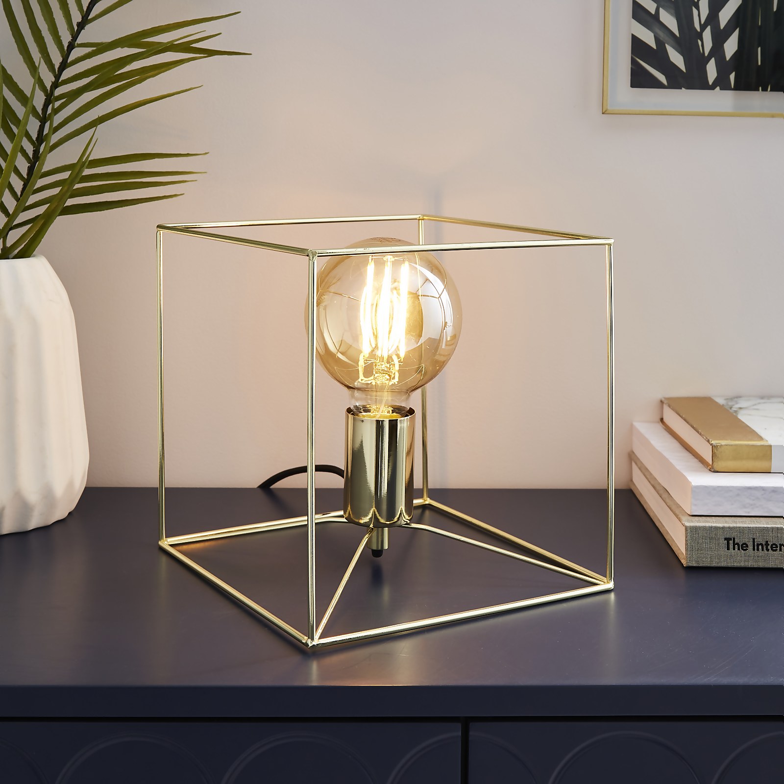 Photo of Edge Table Lamp - Polished Brass