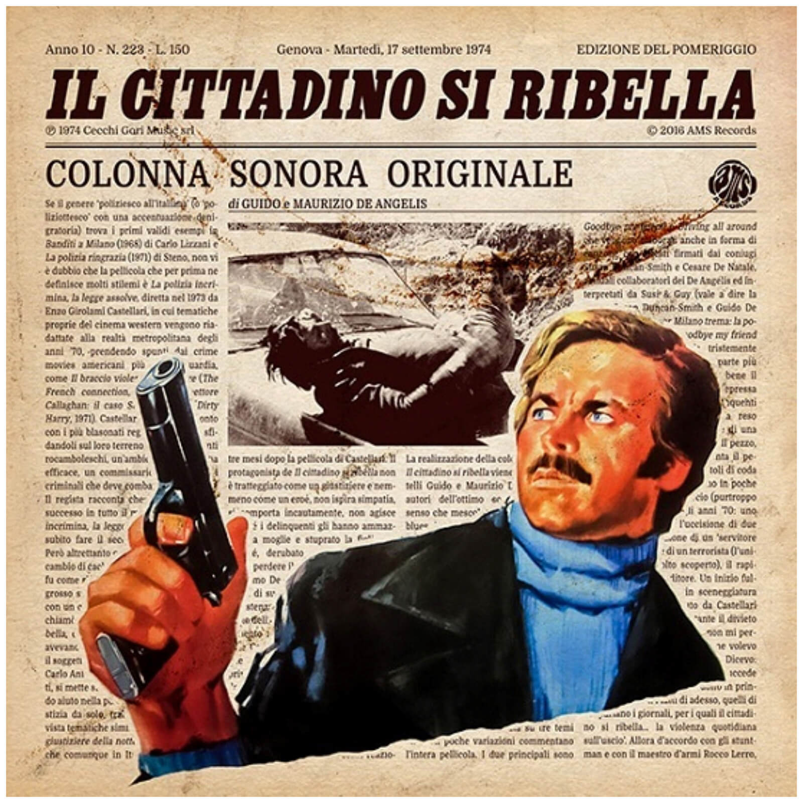 Il Cittadino Si Ribella (Colonna Sonora Originale) LP (Clear)
