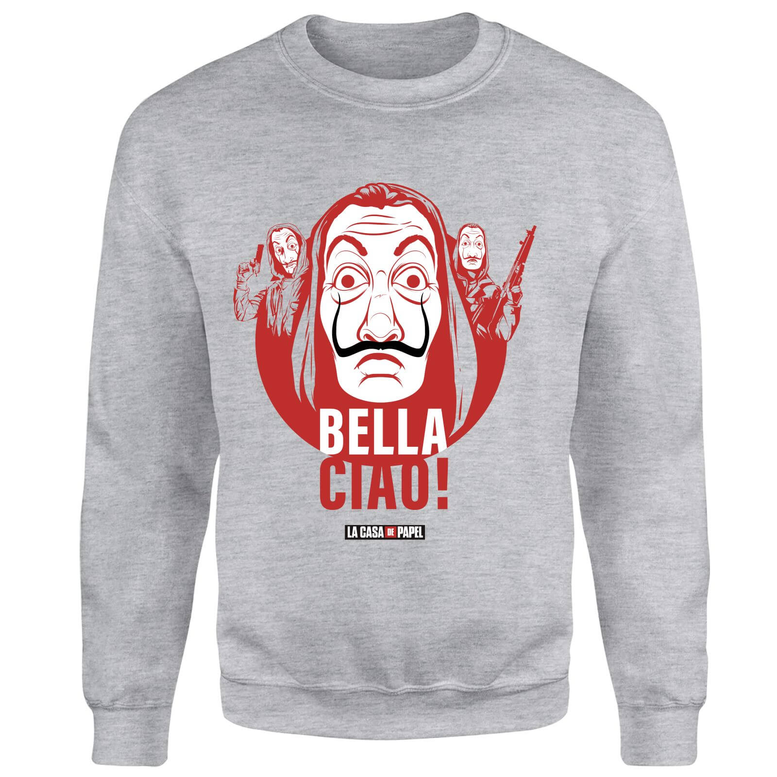 

Money Heist Bella Ciao Sweatshirt - Grey - L - Grey