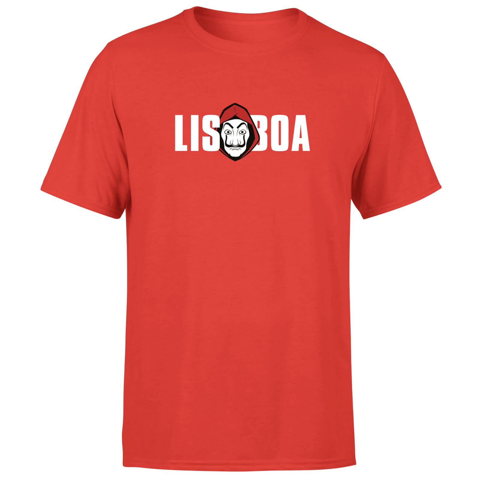 

Money Heist Lisboa Men's T-Shirt - Red - L - Rosso