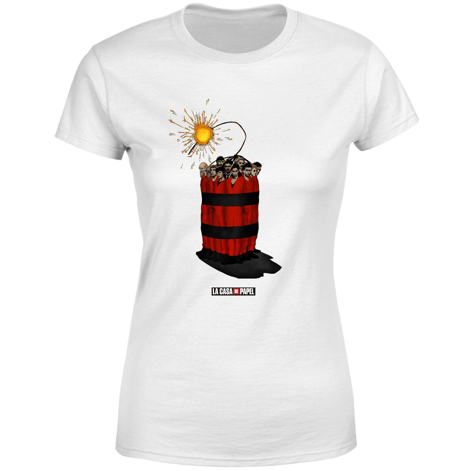 Money Heist Dynamite Women's T-Shirt - White - L - Bianco