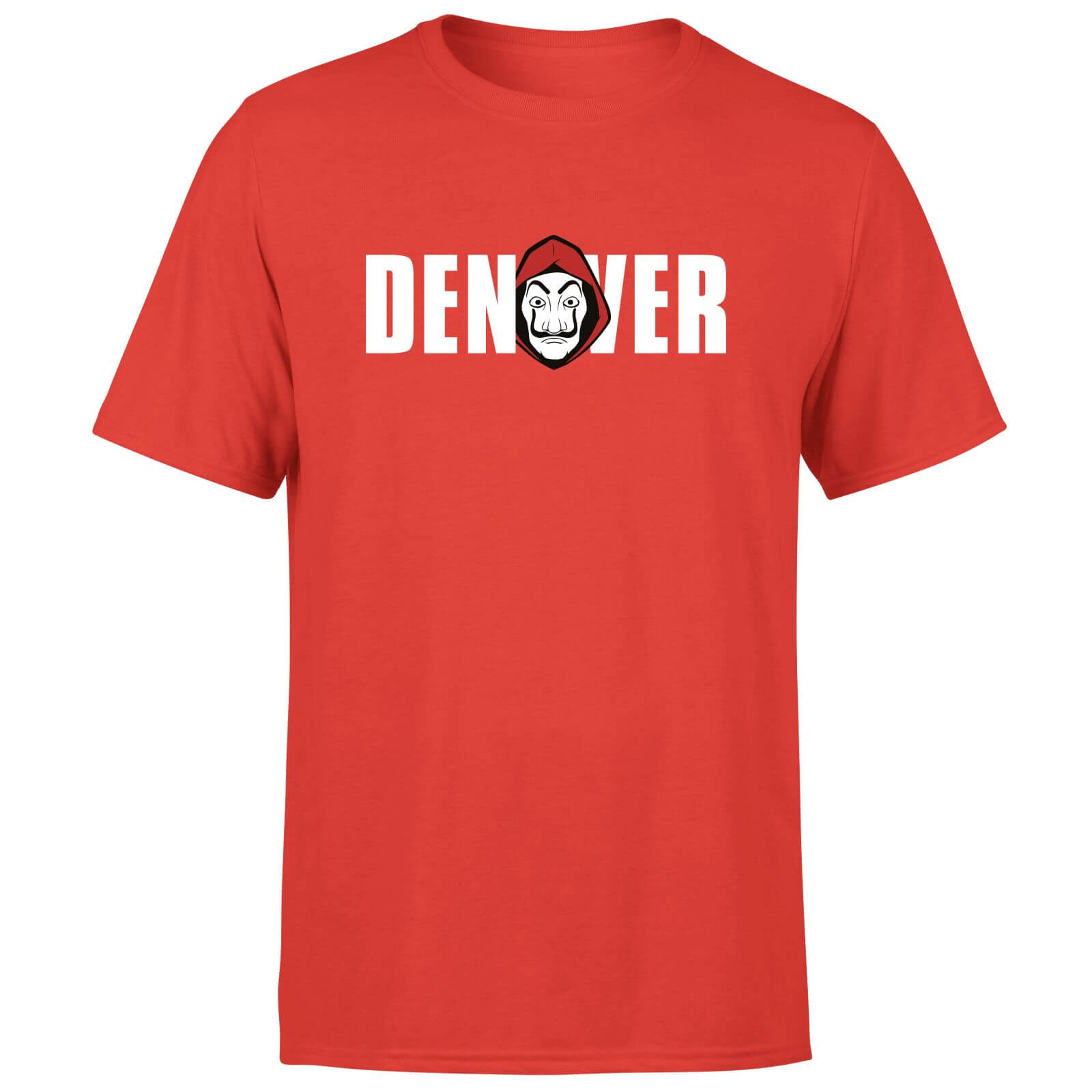 Money Heist Denver Men's T-Shirt - Rood - S - Rood