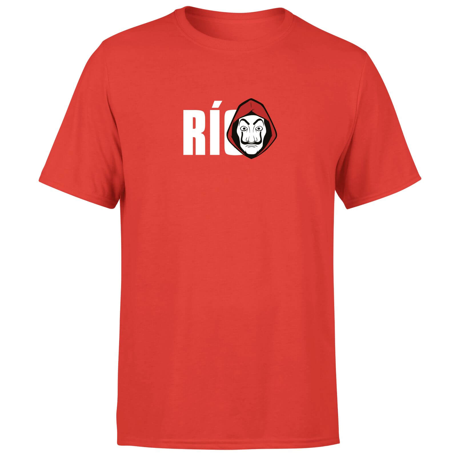 Money Heist Rio Men's T-Shirt - Red - XXL - Red