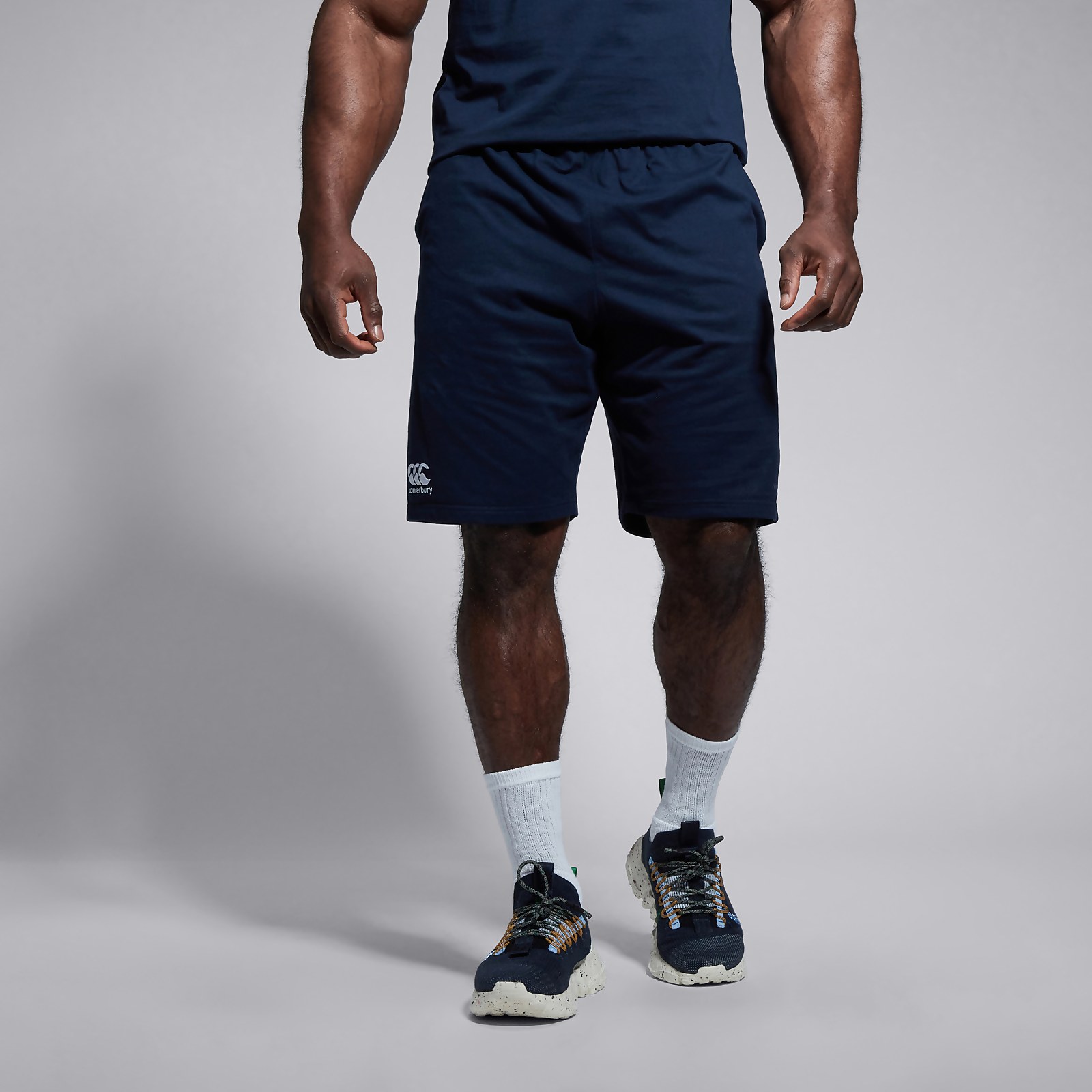 Mens Cotton Shorts Navy