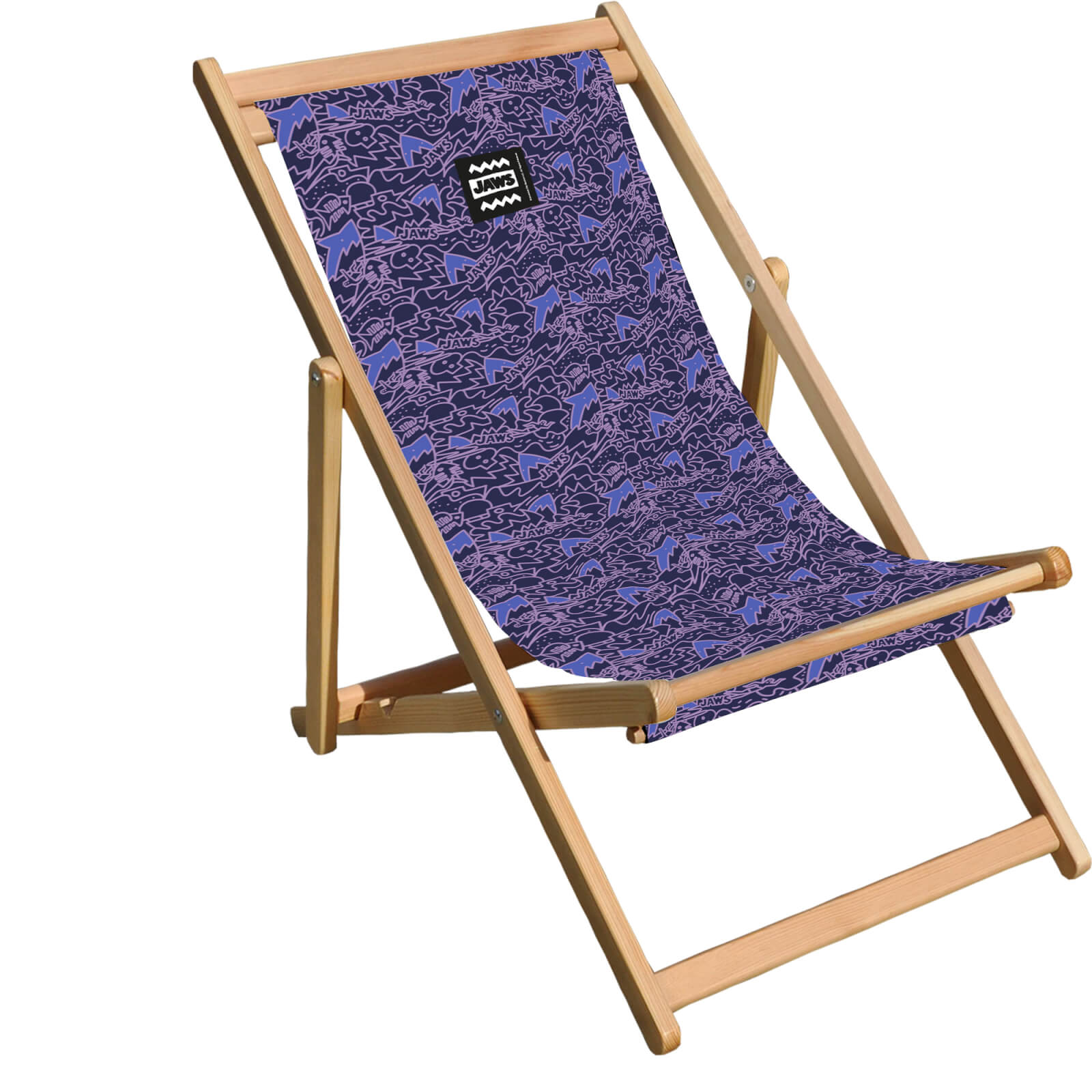 

Decorsome x Jaws Purple Doodle Deck Chair