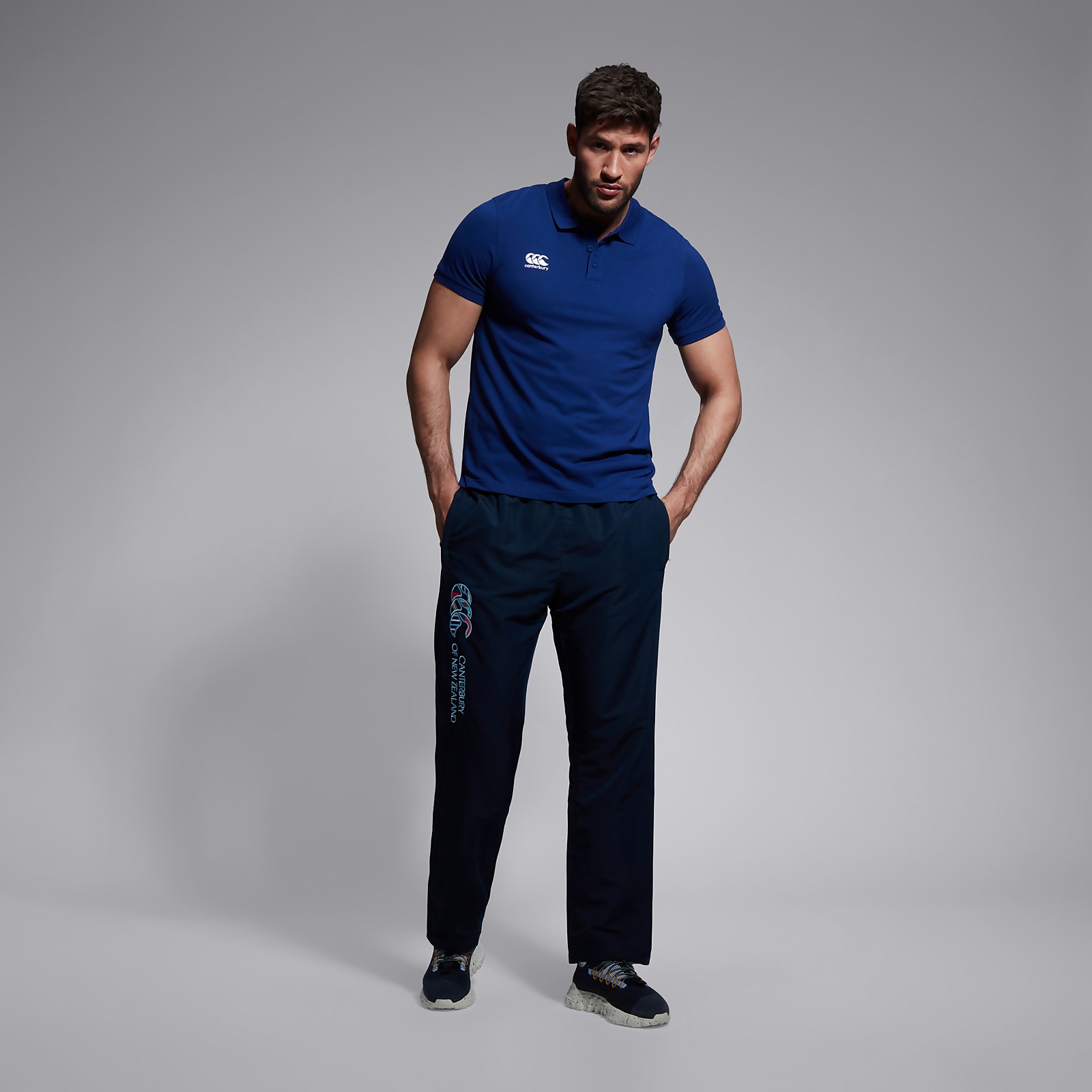 Mens Uglies Open Hem Stadium Pant Navy