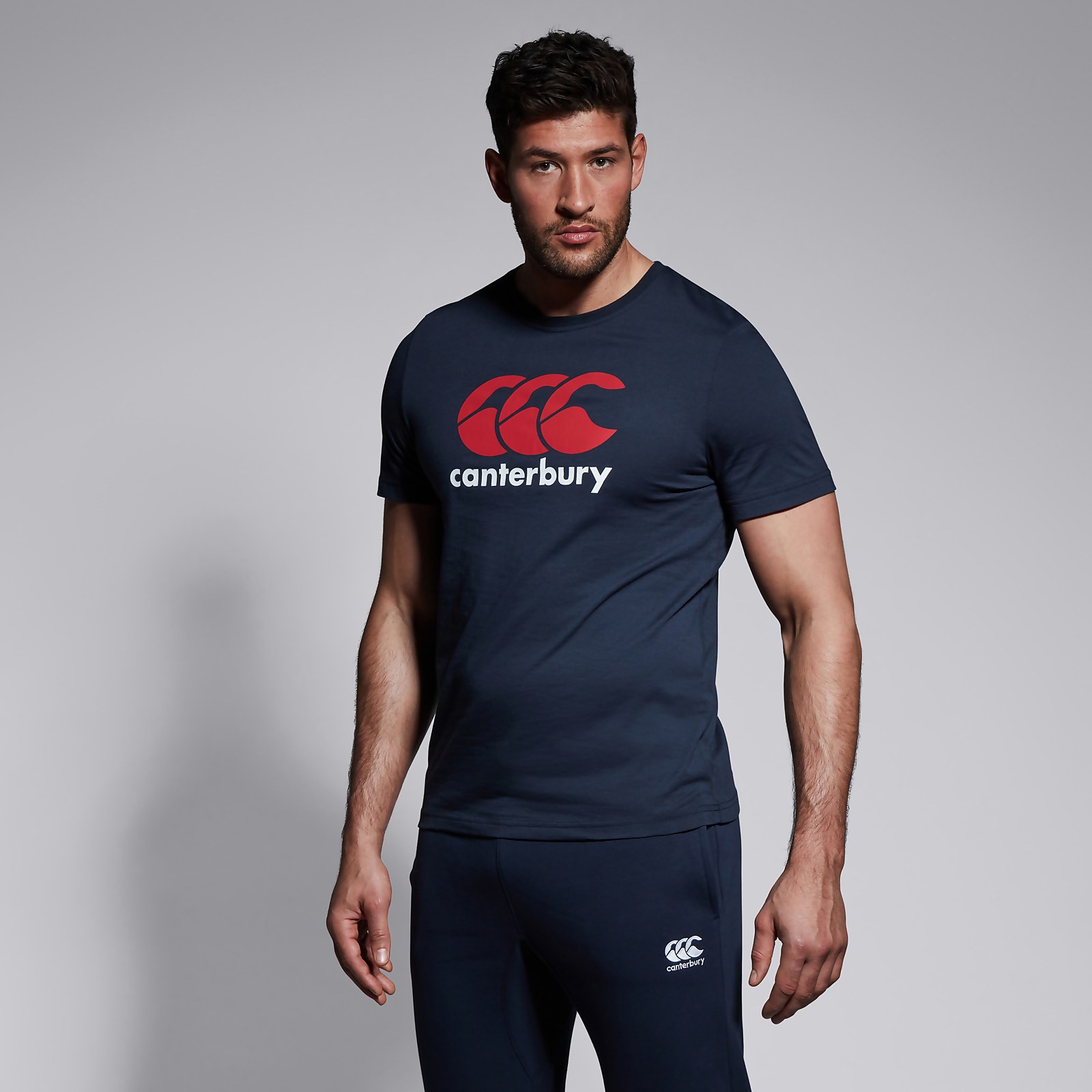 Mens Ccc Logo Tee Navy