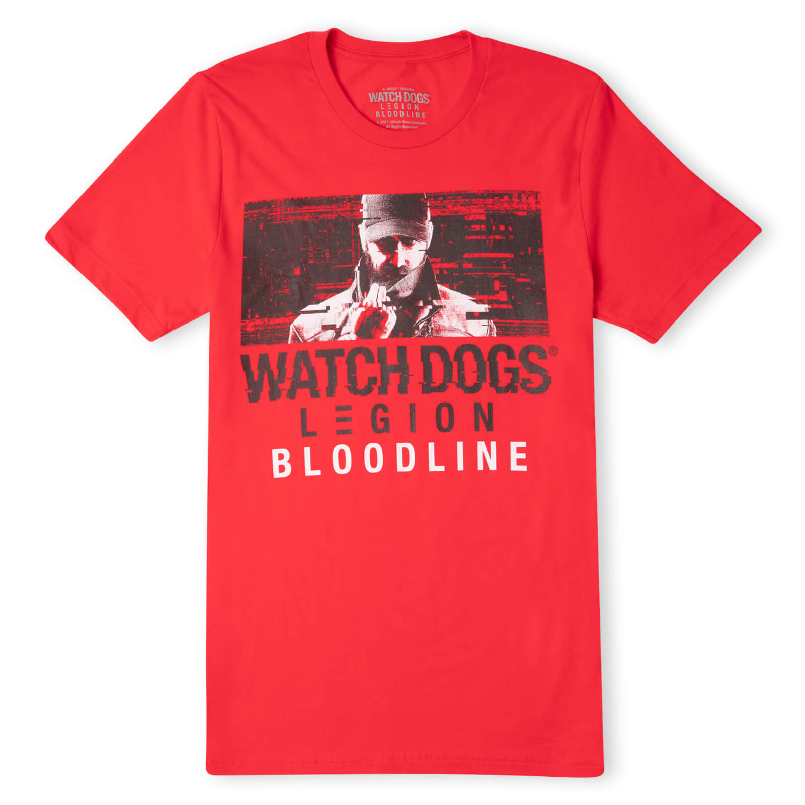 Watch Dogs Legion Aiden Glitch Men's T-Shirt - Red - XXL - Rojo