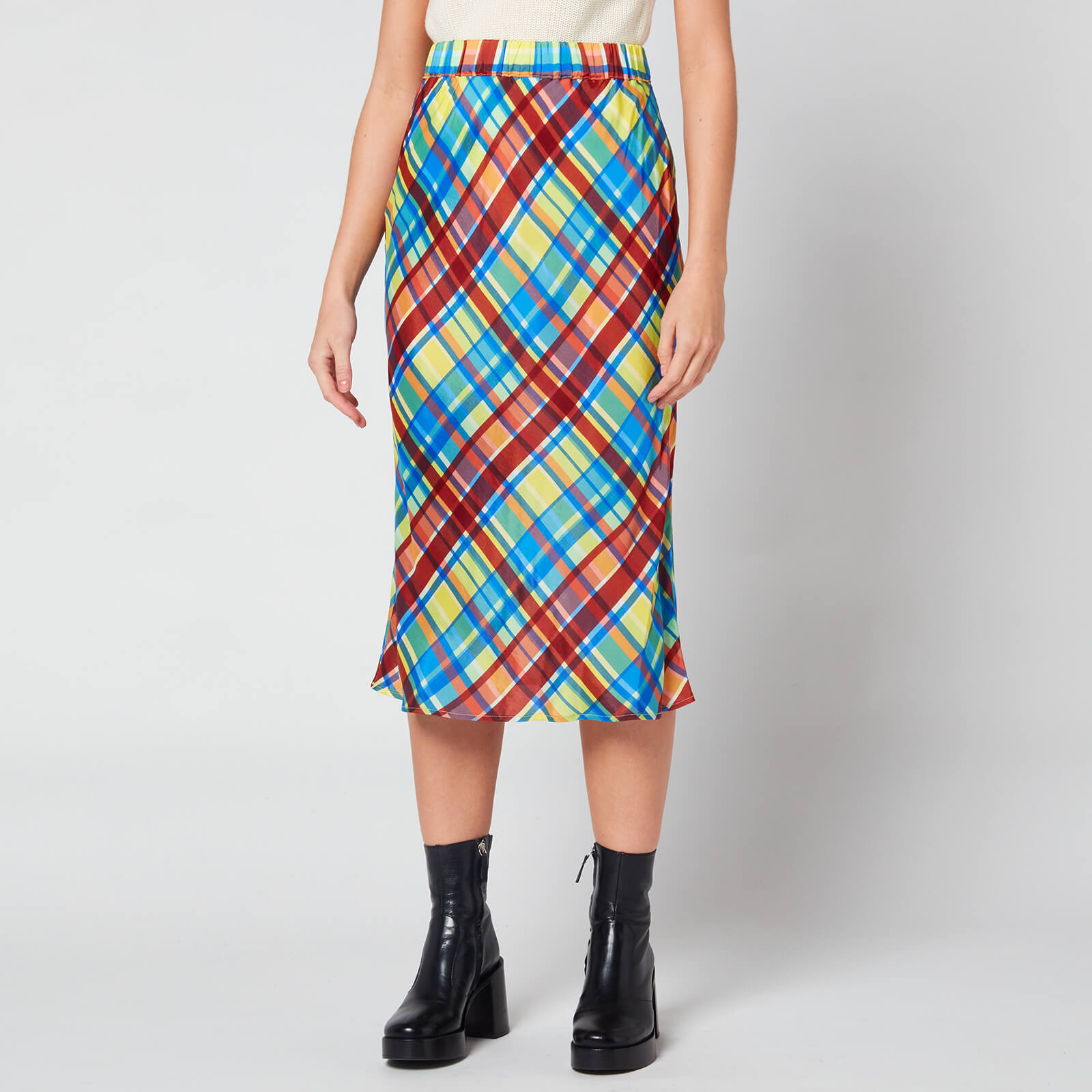 Simon Miller Women's Moonie Skirt - Retro Plaid - XS