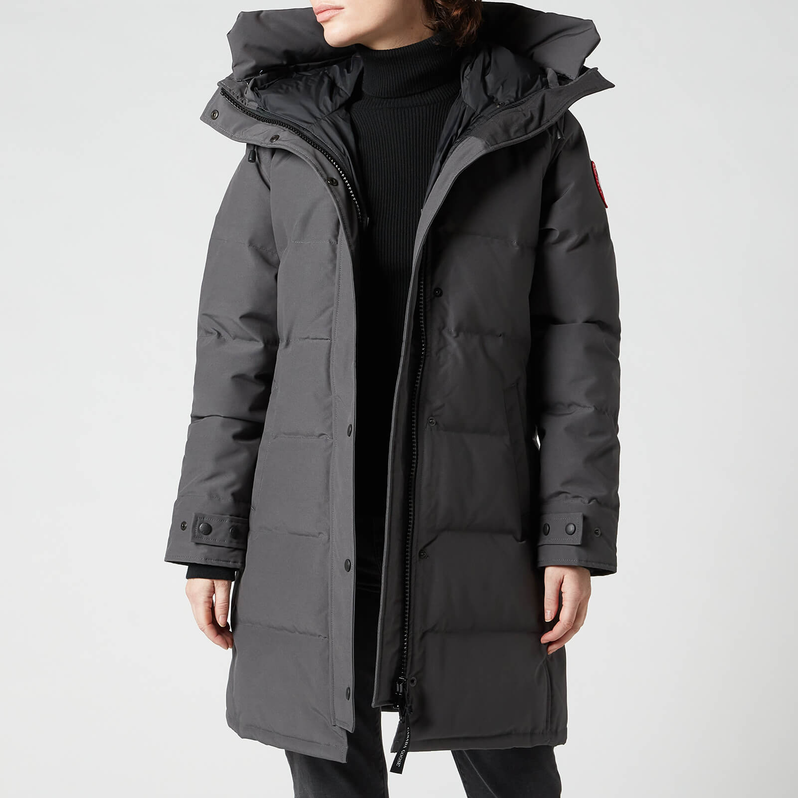 Canada Goose Women's Shelburne Parka - Notched Brim - Graphite - M