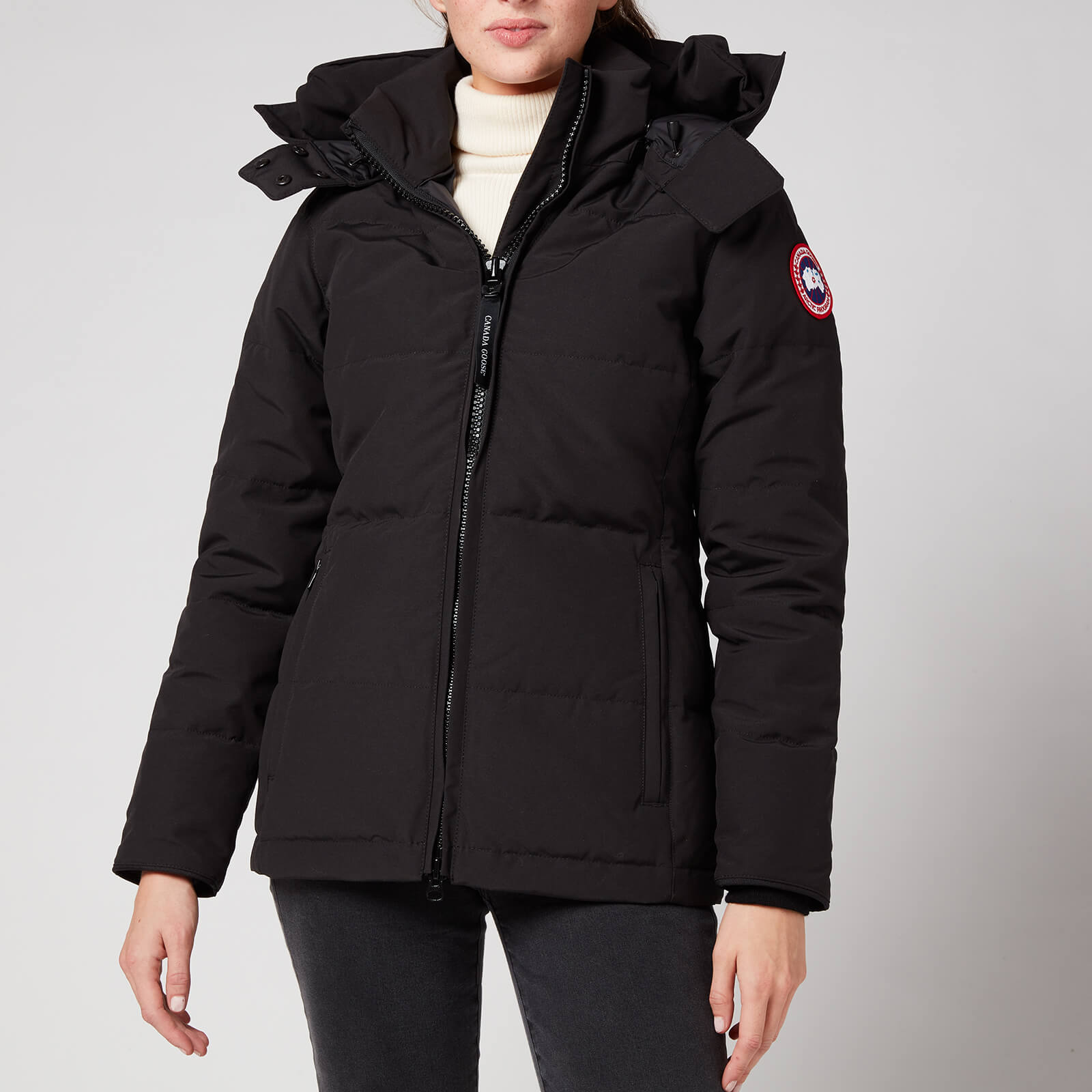 Canada Goose Women's Chelsea Parka - Notched Brim - Black - S