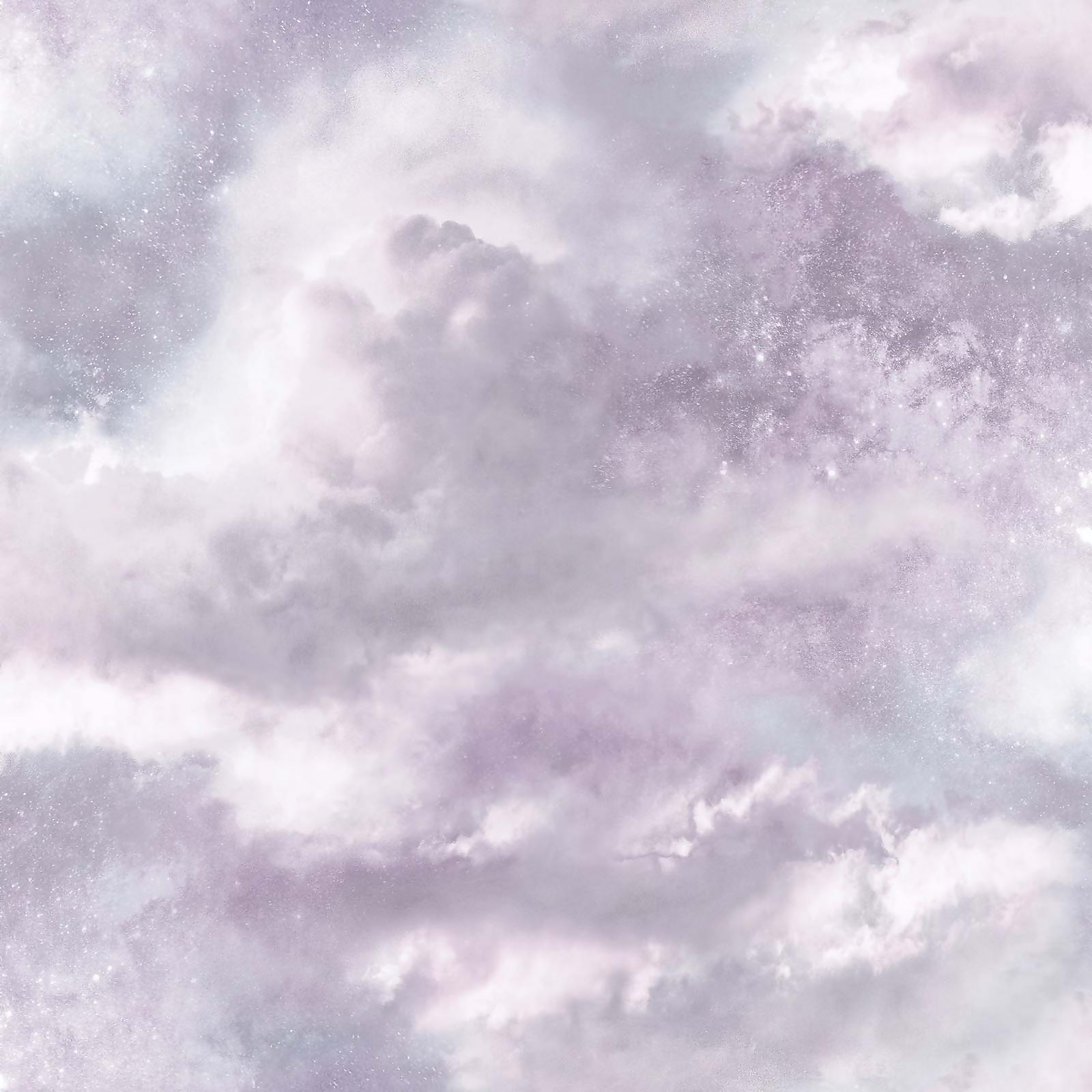 Photo of Arthouse Diamond Galaxy Cloud Textured Glitter Lilac Wallpaper A4 Sample