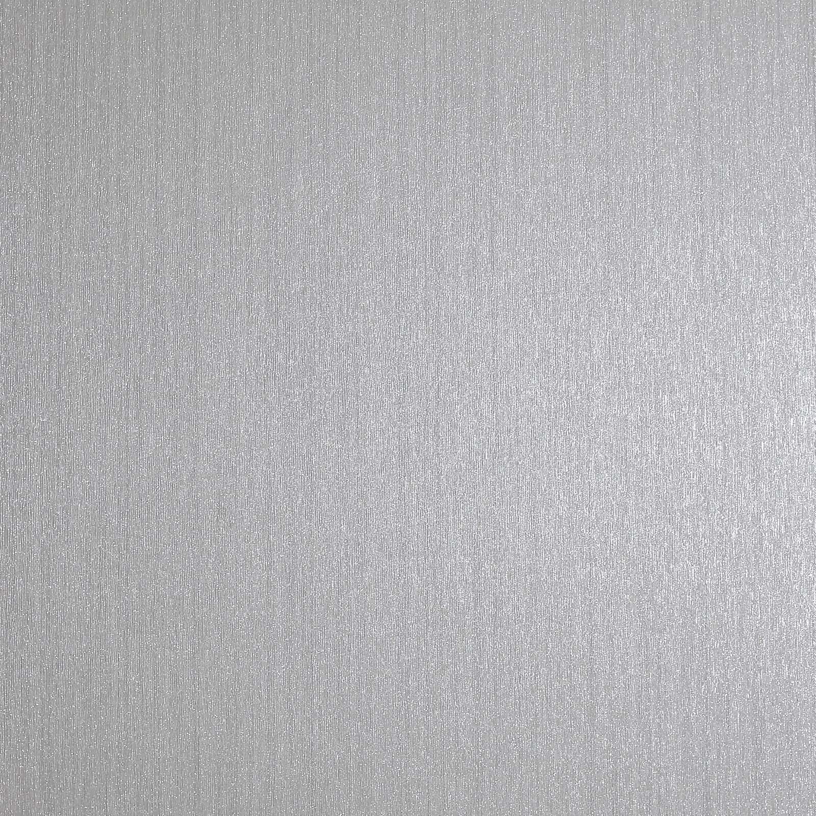 Photo of Arthouse Diamond Plain Textured Metallic Glitter Silver Wallpaper A4 Sample